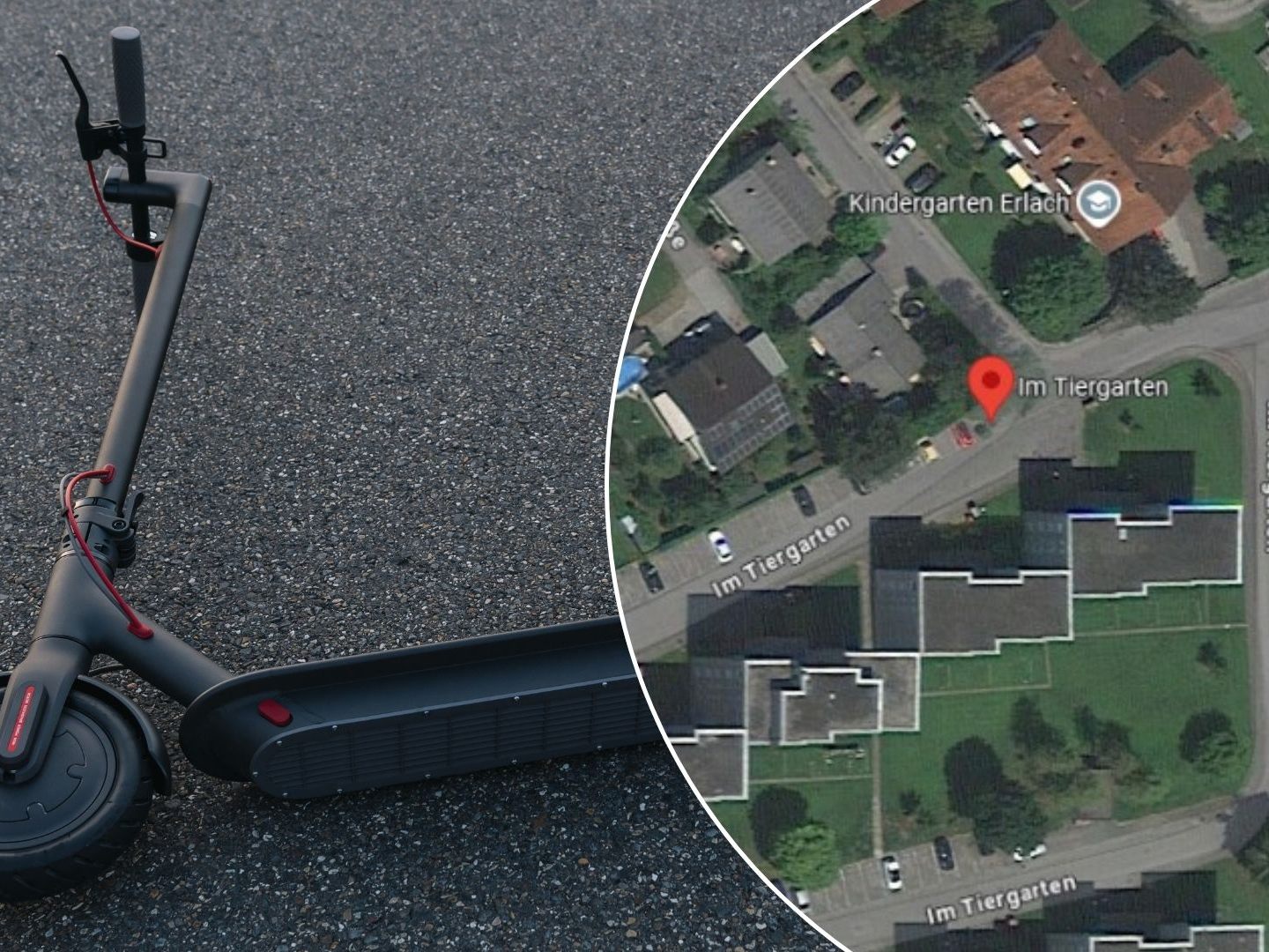 Ein 12-jähriger Bub wurde am 8. Mai 2025 in Hohenems bei einem Zusammenstoß mit einem Auto auf seinem E-Scooter schwer verletzt.