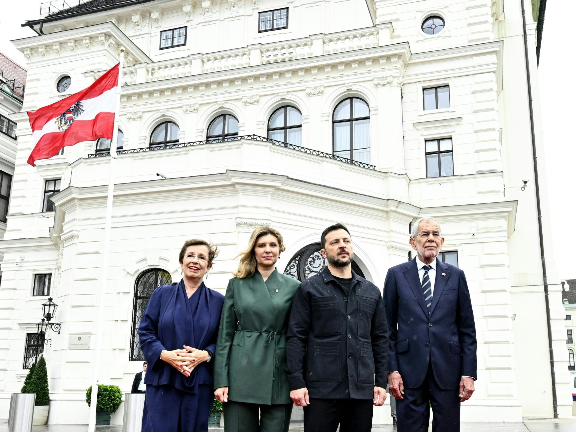 Premiere in Österreich: Ukrainischer Präsident zu Besuch in Wien
