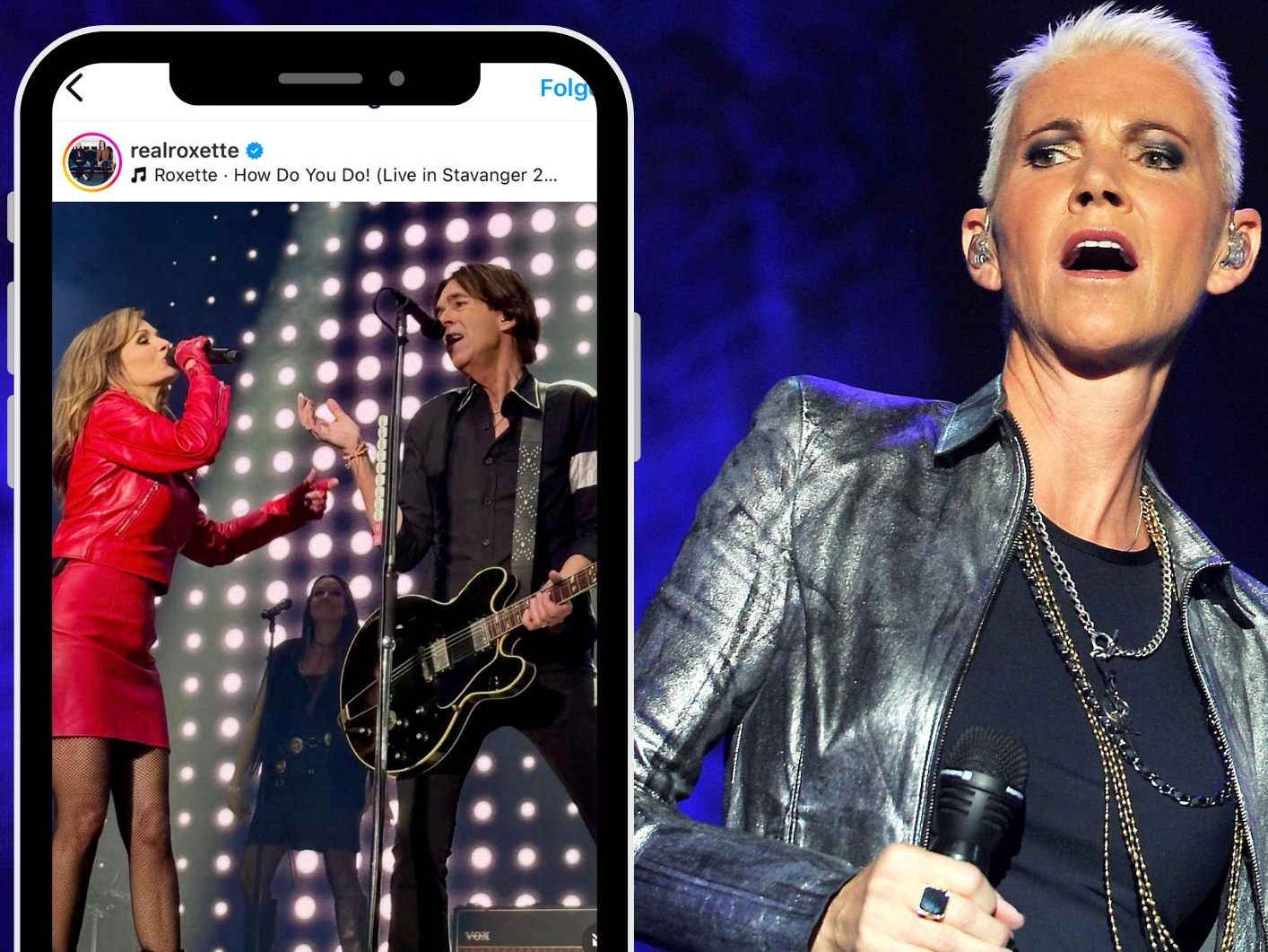 Roxette-Comeback in Deutschland.