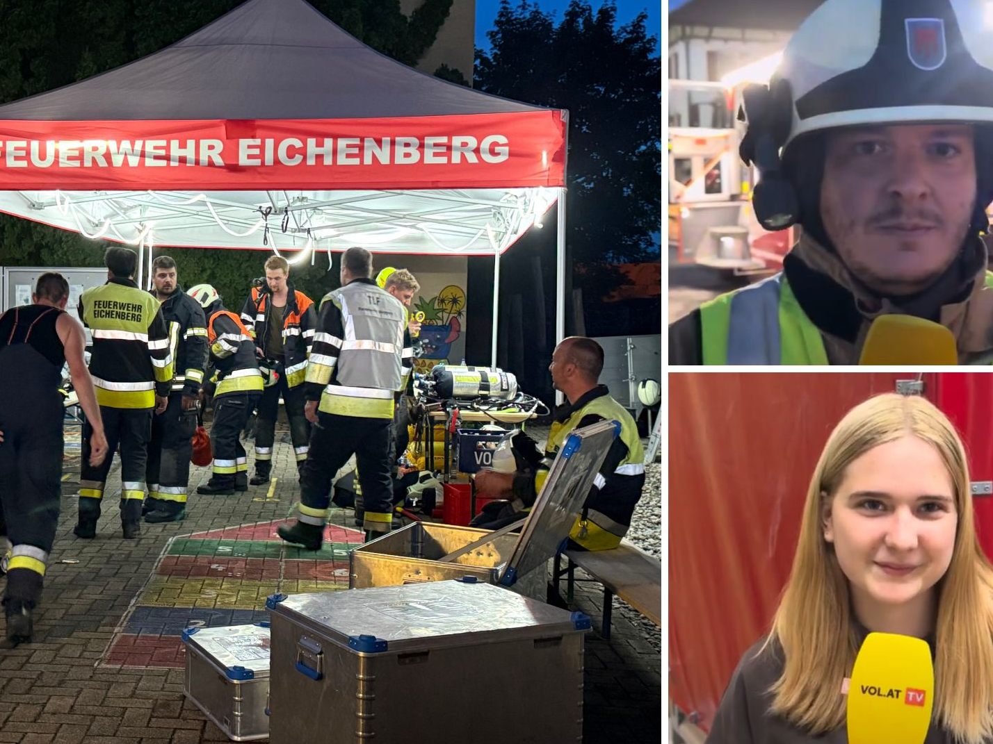 Große Feuerwehrübung in Hohenweiler