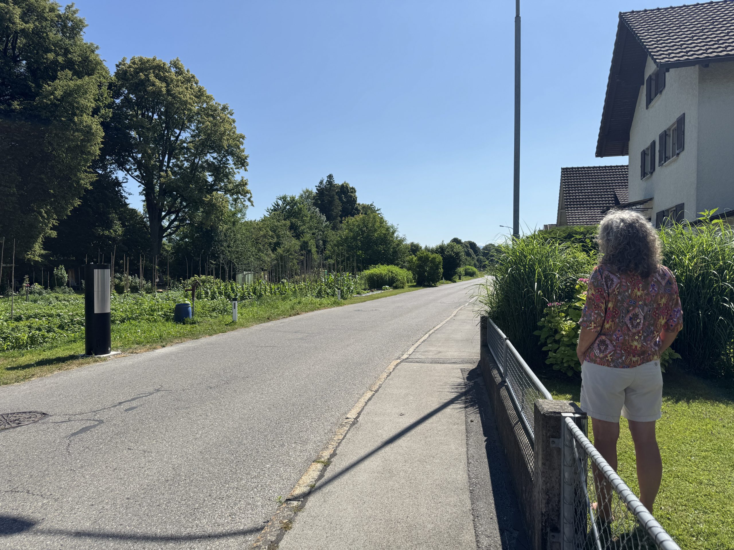 Luise Senekowitsch wohnt direkt bei der Radarbox in der Schützenstraße.