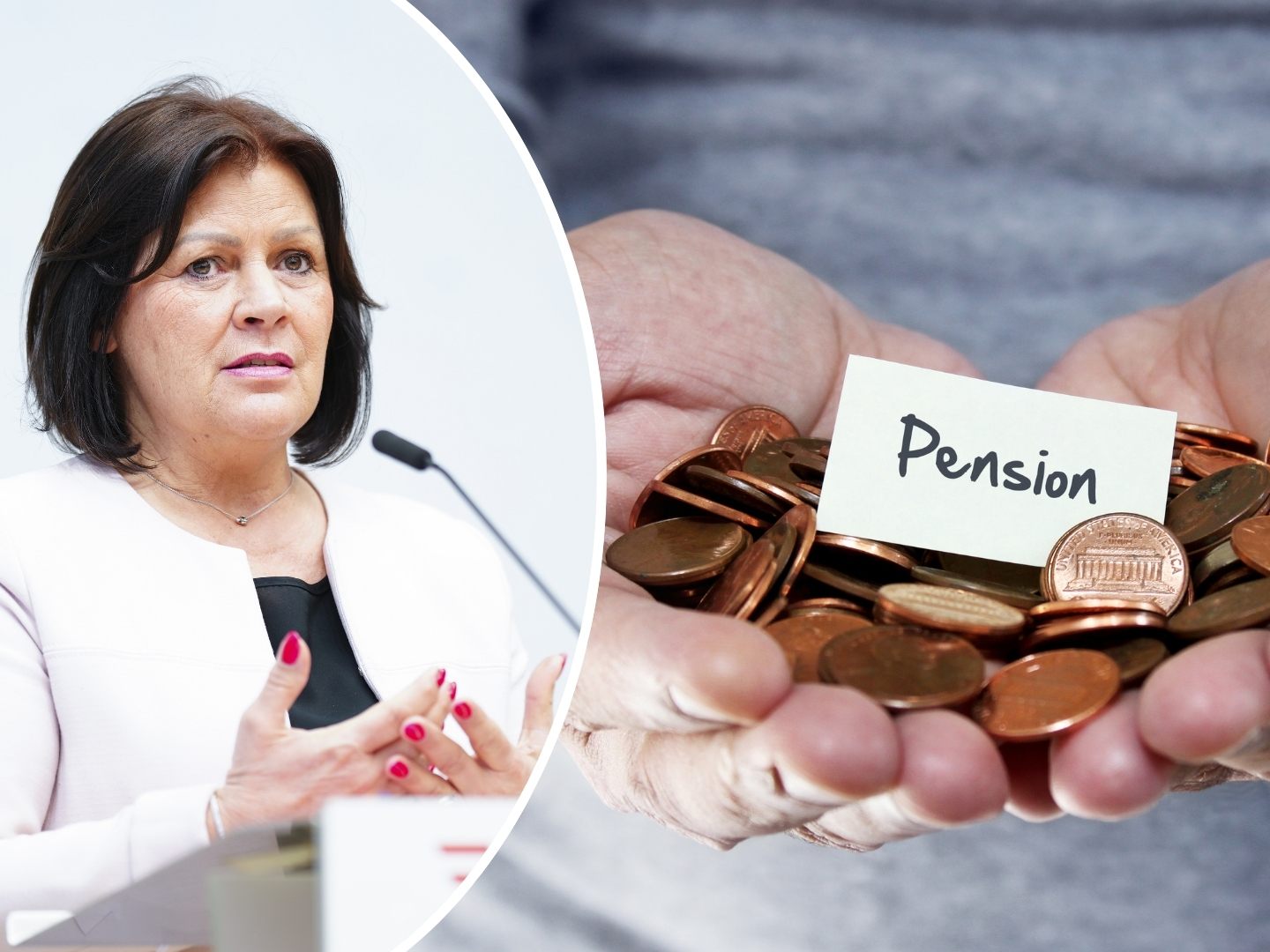 AK-Präsidentin Renate Anderl begleitet die Debatte zur Pensionsreform mit kritischem Blick.