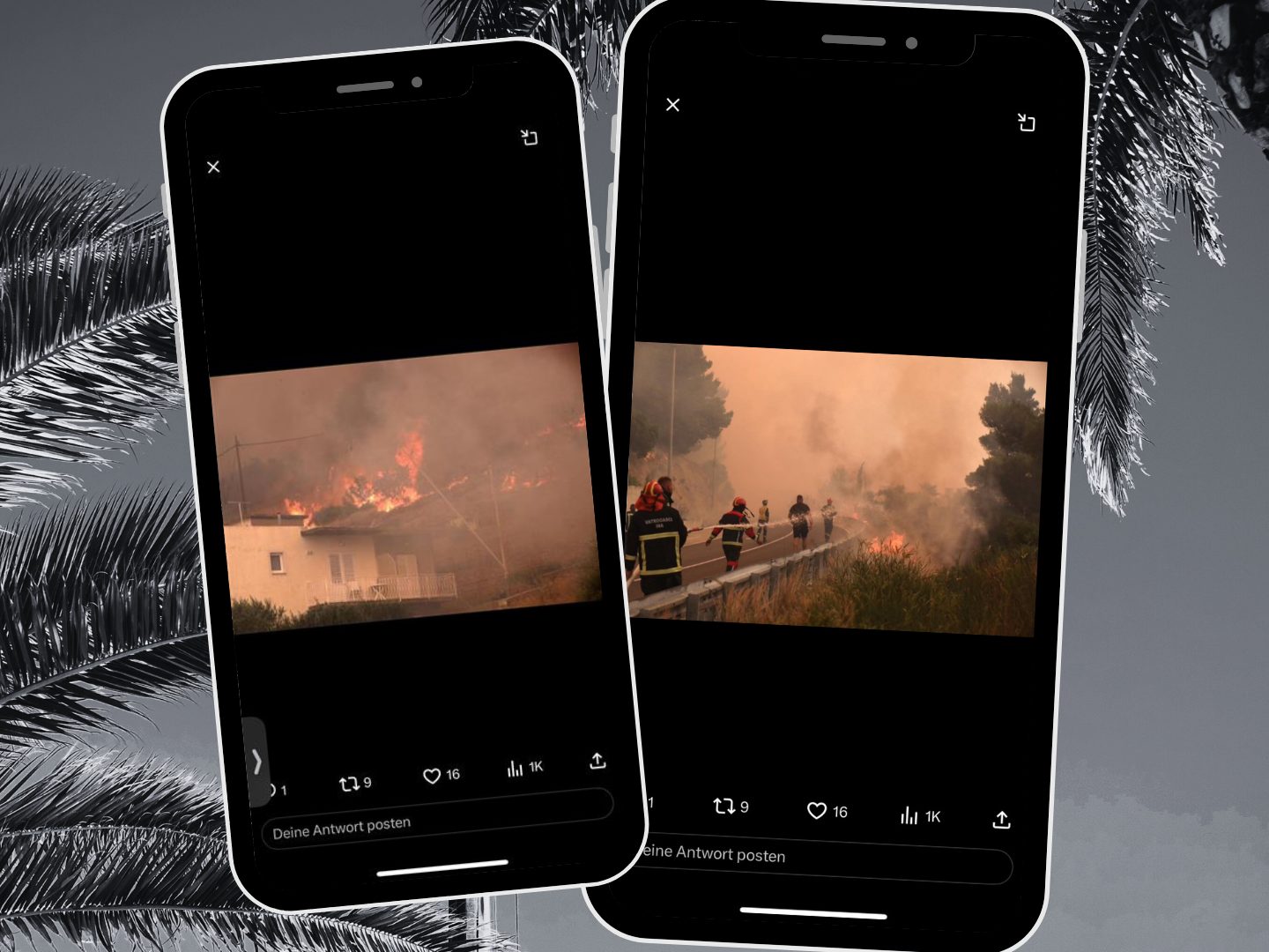 Kroatien-Urlauber fliehen vor Flammen-Inferno!