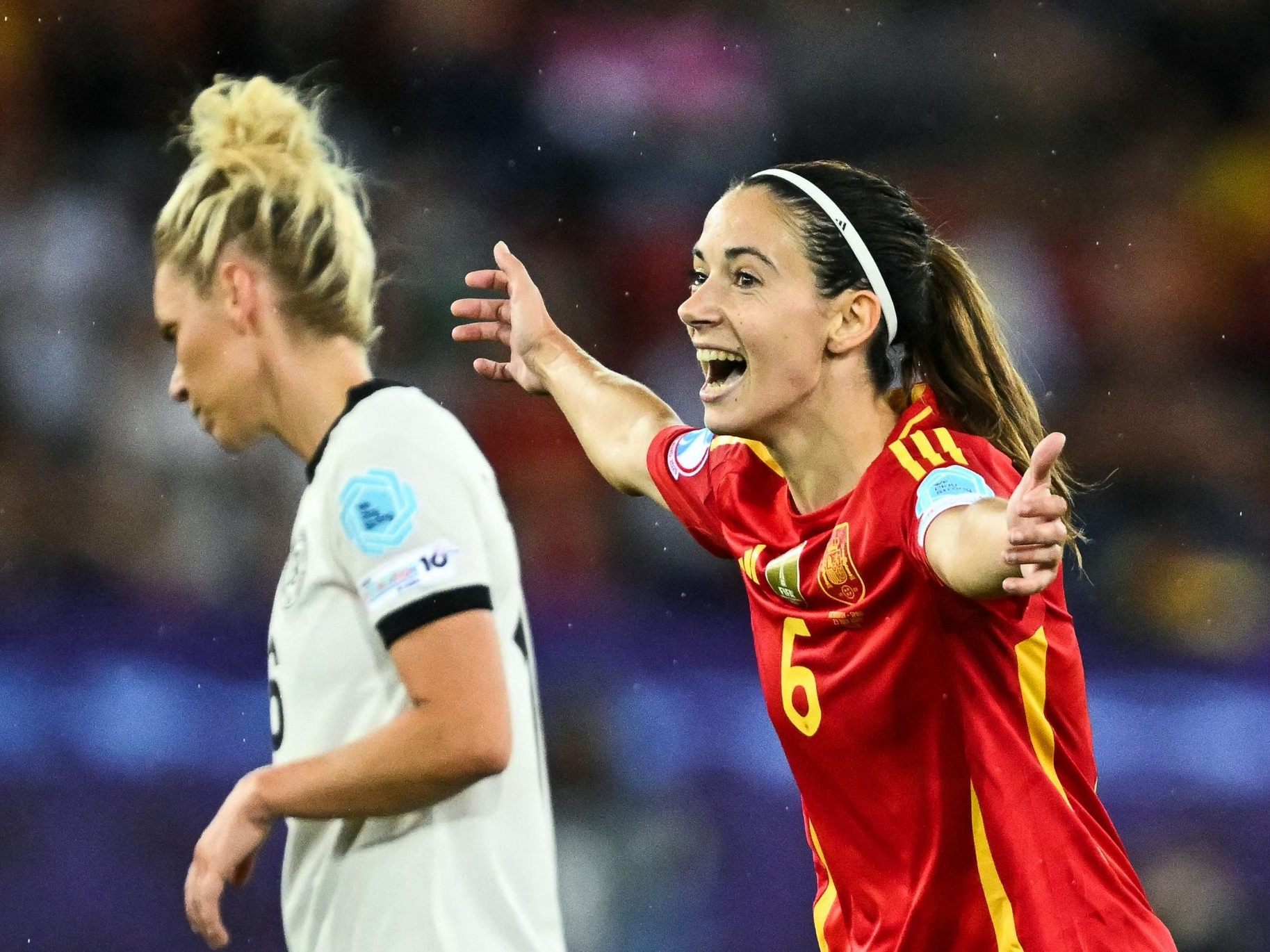 Der Treffer von Aitana Bonmati sicherte den Spanierinnen den Einzug in Finale.