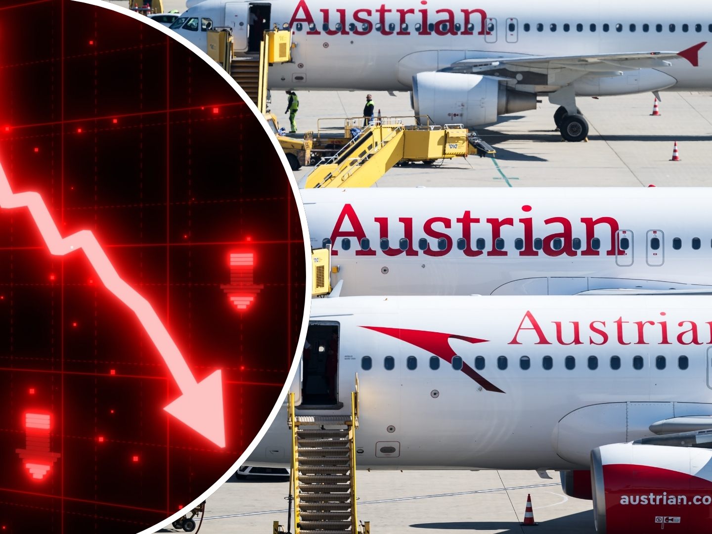 Austrian Airlines bleibt auch im ersten Halbjahr 2025 in der Verlustzone.