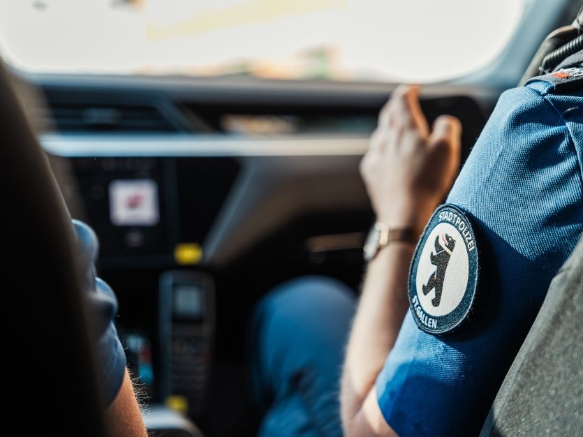 Die Stadtpolizei St. Gallen nahm am Montagabend einen 26-jährigen Deutschen fest.