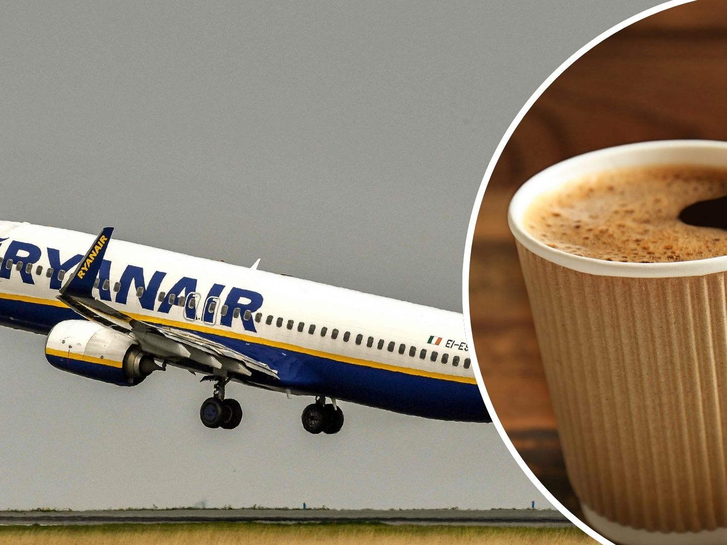 Ab sofort gilt bei Ryanair ein Mitnahmeverbot für Heißgetränke vom Flughafen – aus Sicherheitsgründen, wie die Airline erklärt.