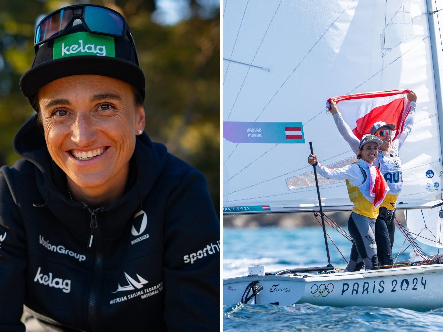 Bei den Olympischen Sommerspielen 2024 in Paris gewann Lara Vadlau gemeinsam mit ihrem langjährigen Segelpartner Lukas Mähr die Goldmedaille in der Bootsklasse 470er.