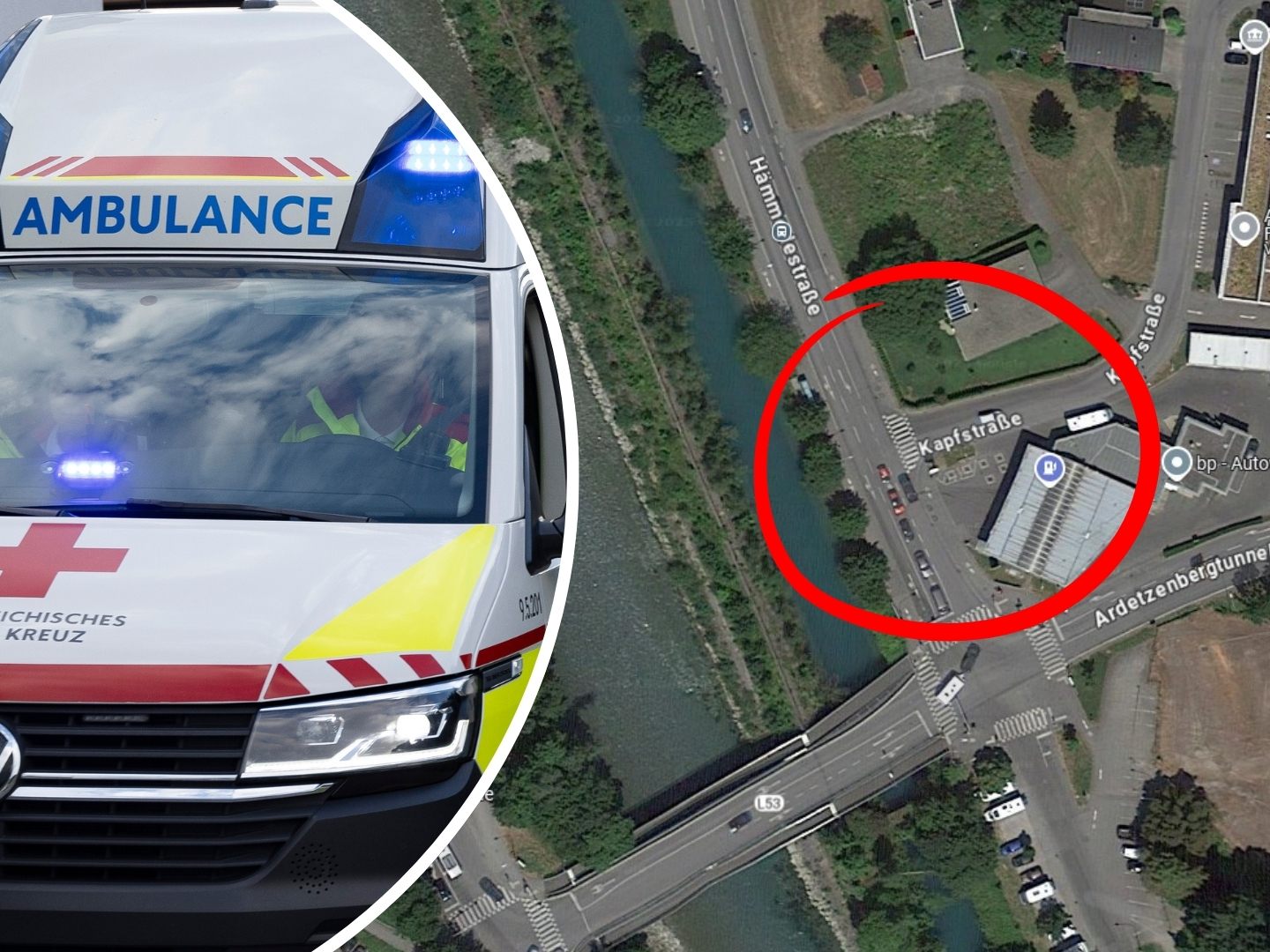Die 41-jährige Frau wurde von der Rettung ins LKH Feldkirch gebracht. (Symbolbild)