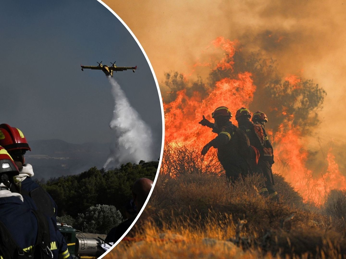 Waldbrände in Europa: Wind und Hitze sorgen für Eskalation