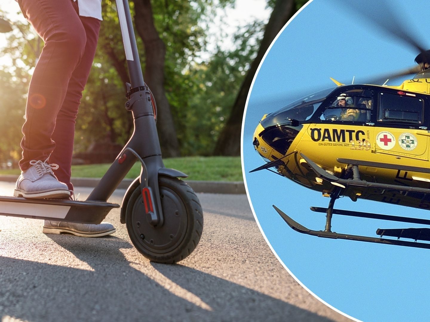 Kind mit E-Scooter schwer verletzt. (Symbolbild)
