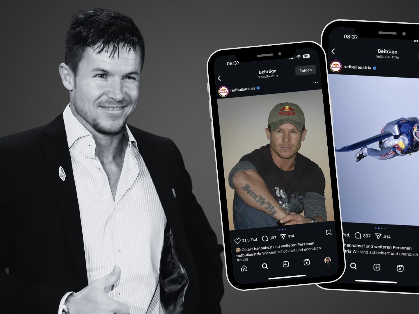 Red Bull trauert um Baumgartner