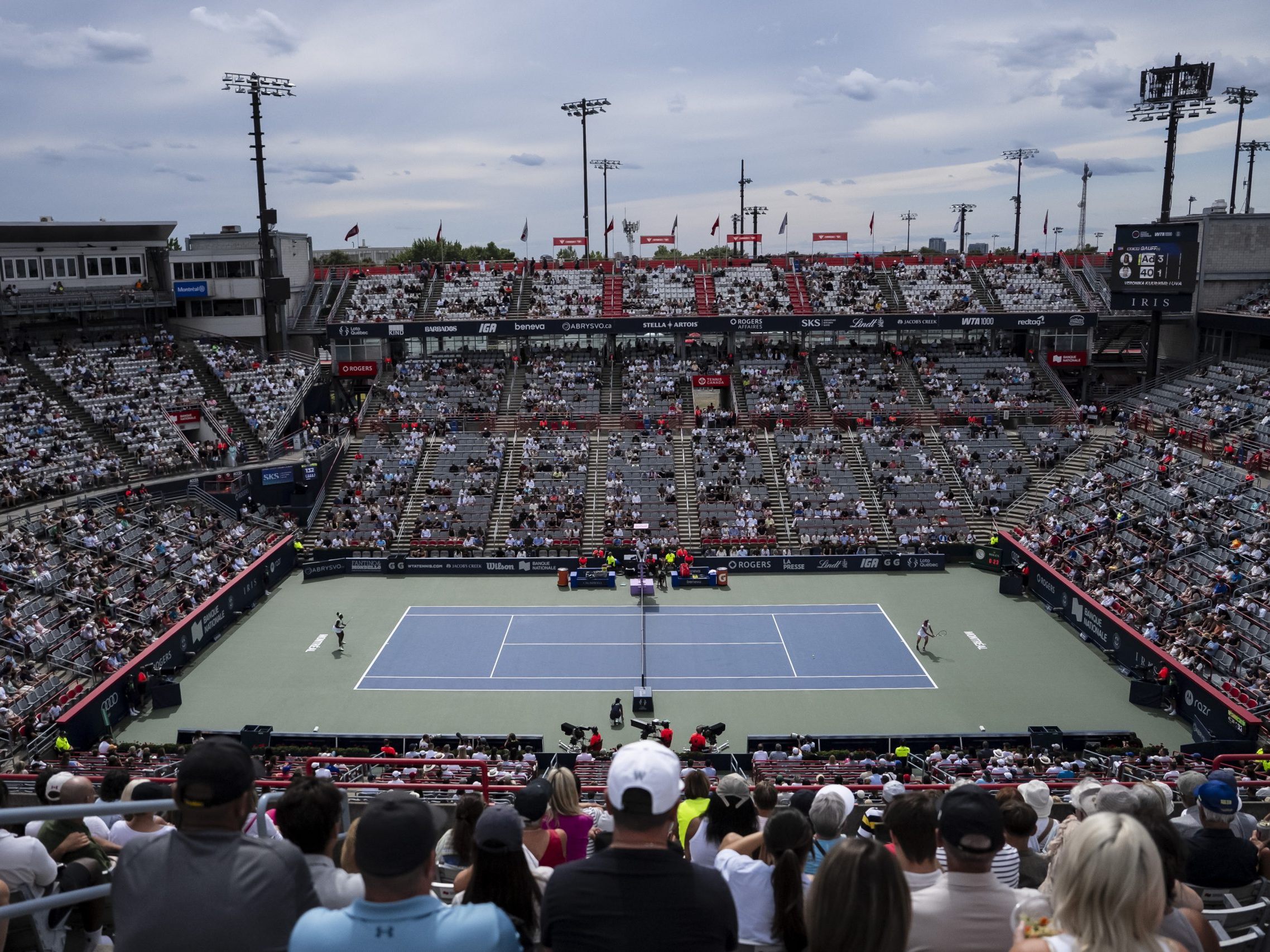 Tennisplatz beim National Bank Open in Montreal.
