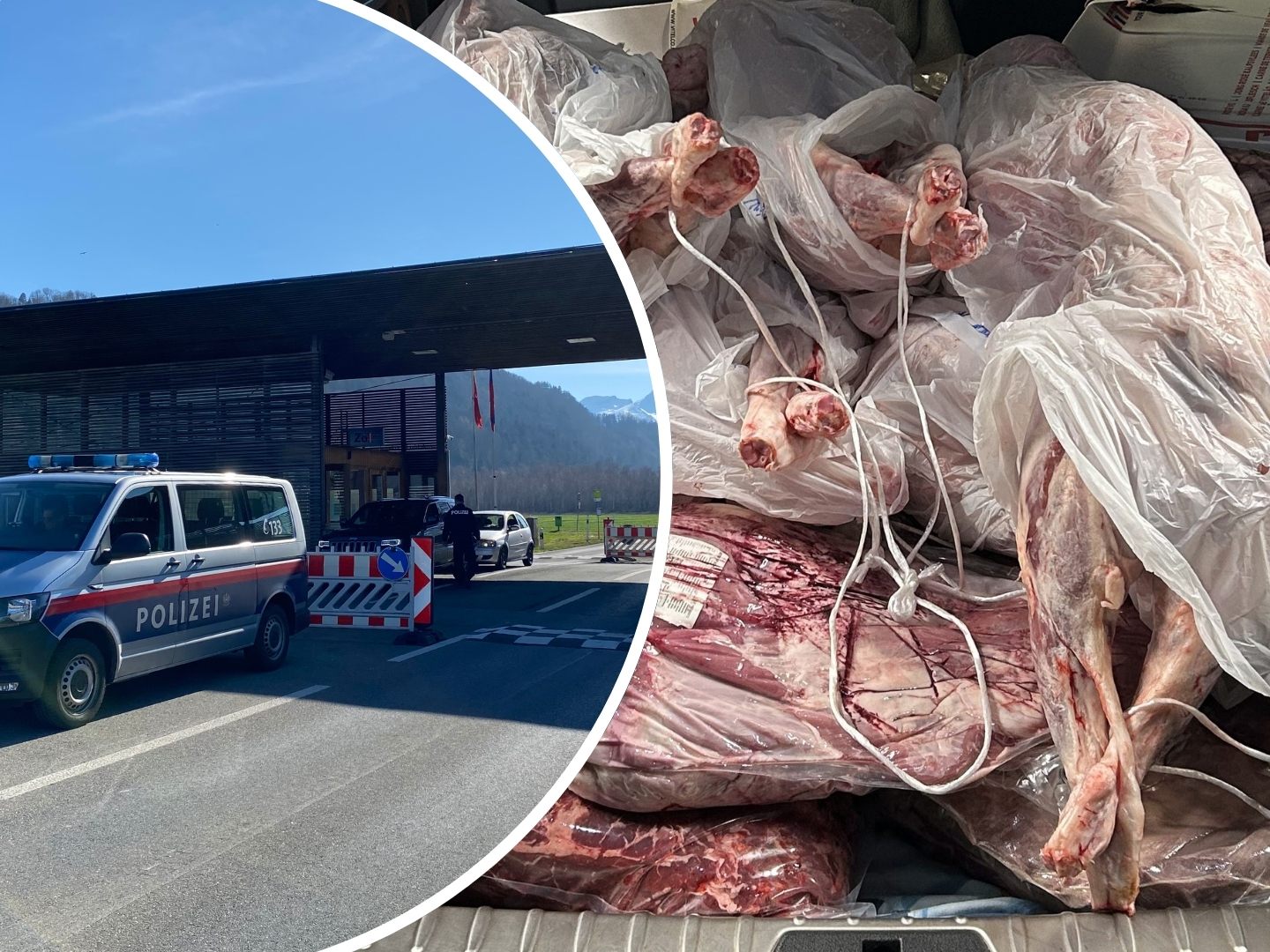 Der Syrer reiste aus Vorarlberg über den Grenzübergang Schellenberg (Ruggell-Nofels) in die Schweiz ein.