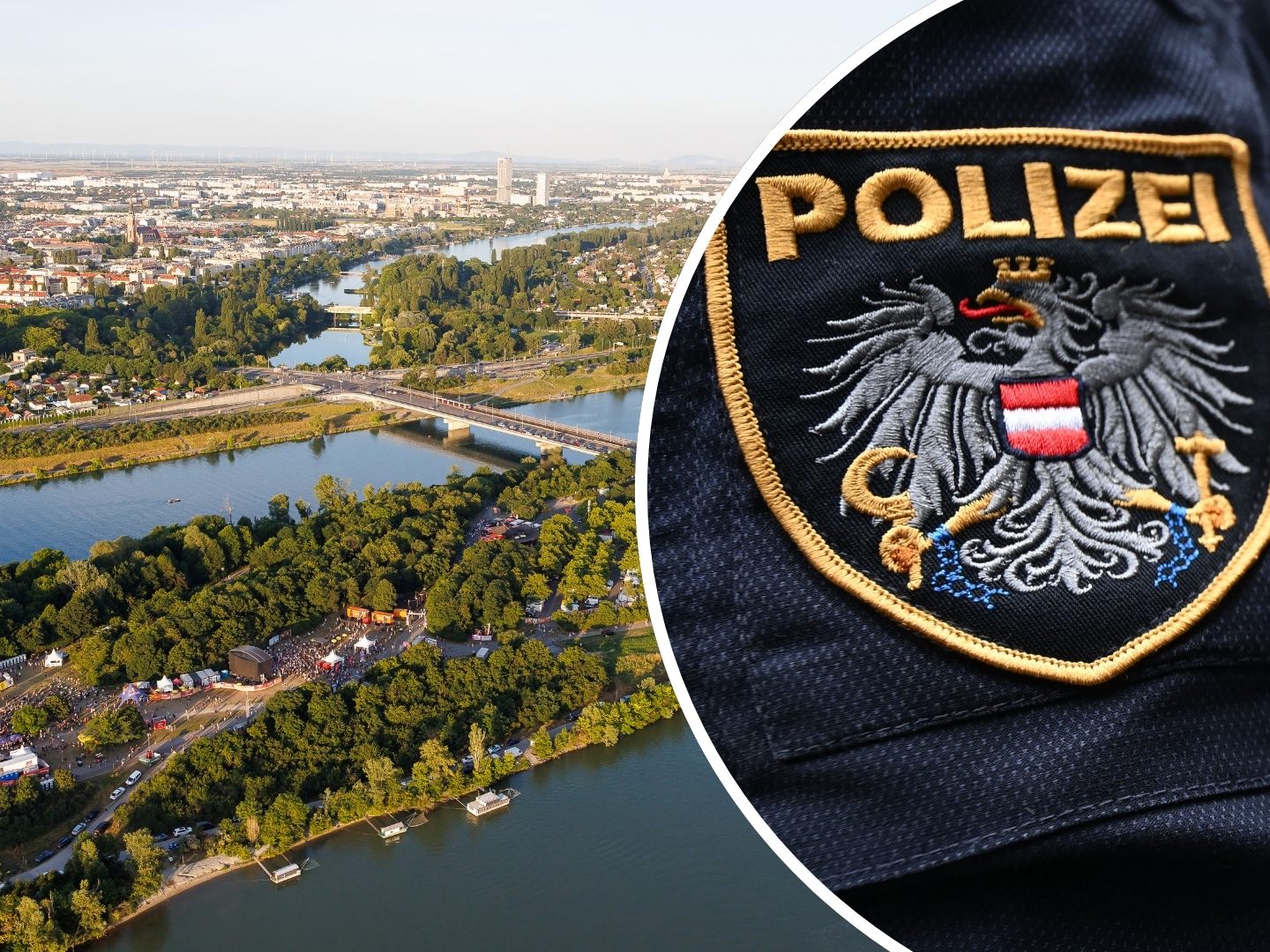 Nach dem Leichenfund bei der Nordbrücke in Wien sicherte die Polizei mögliche Spuren im Uferbereich.