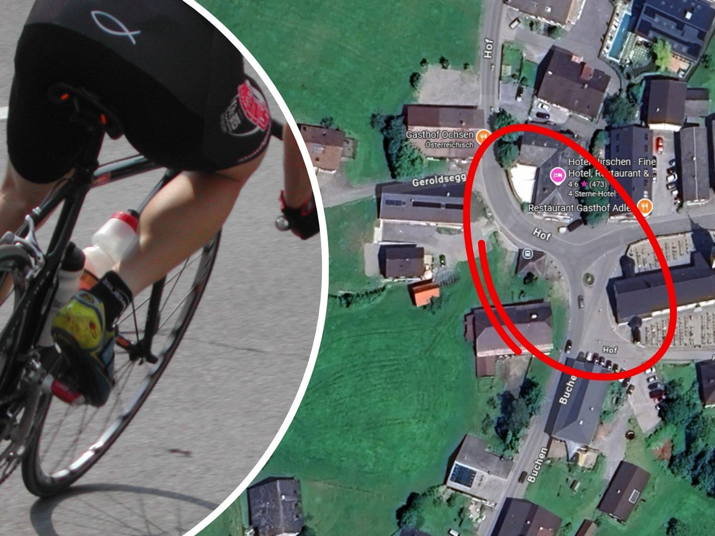 Ein Rennradfahrer musste ins Krankenhaus gebracht werden. (Symbolbild)