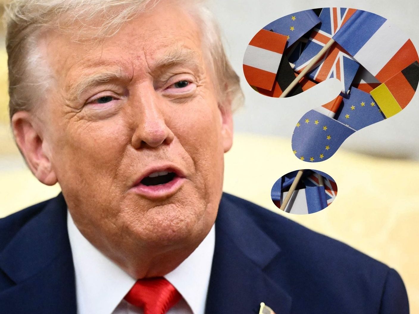 Donald Trump behauptet, als "Präsident von Europa" bekannt zu sein.