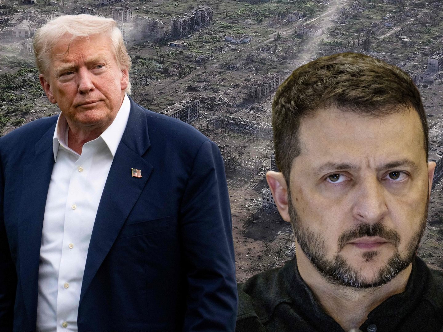 US-Präsident Donald Trump (links) und Vizepräsident JD Vance (nicht im Bild) wollen keine weiteren US-Gelder für den Krieg in der Ukraine bereitstellen und fordern mehr Engagement von Europa.