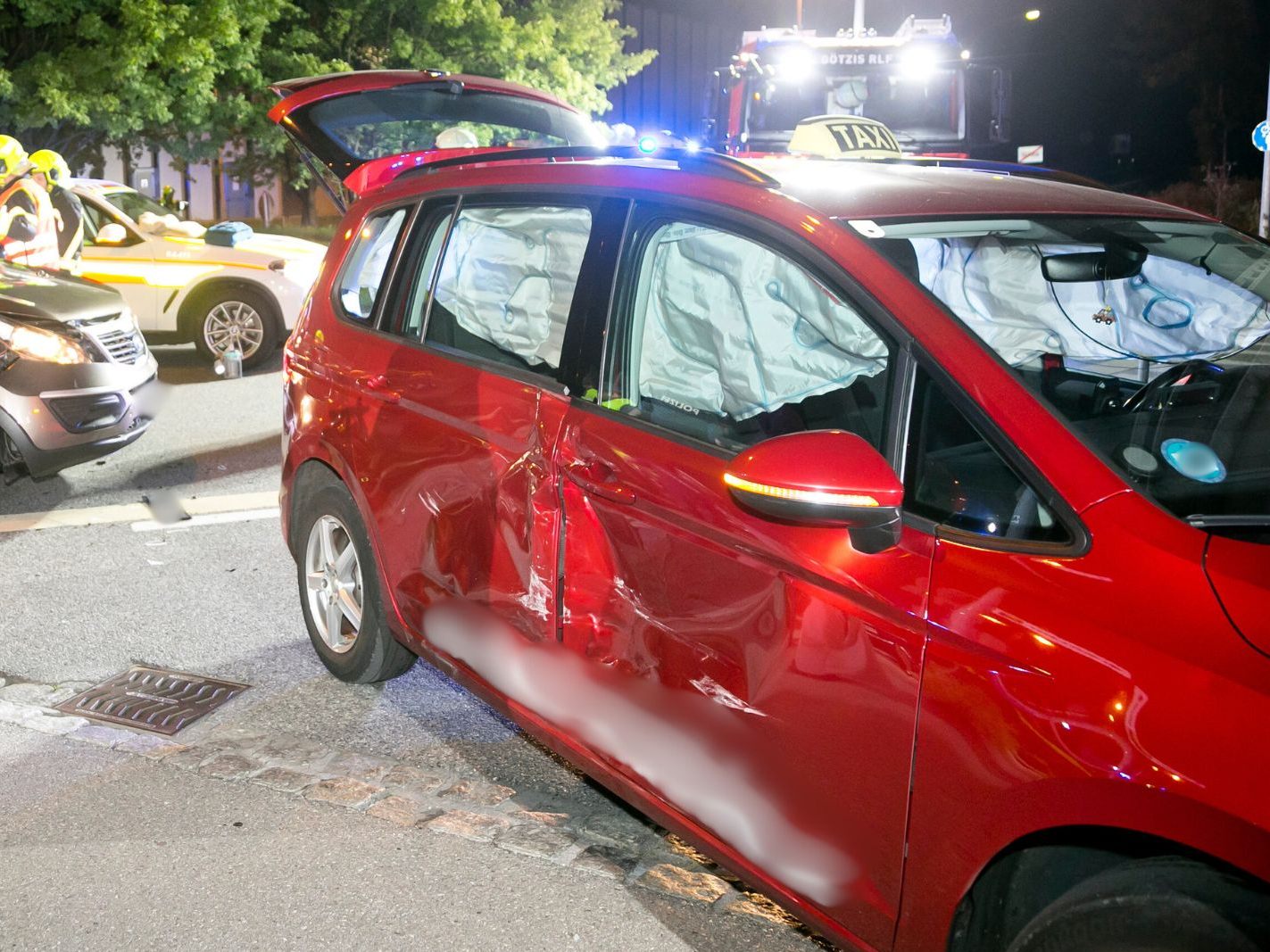 Zu einem Verkehrsunfall kam es am späten Freitagabend in Götzis.