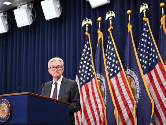 Fed-Chef Jerome Powell kürzlich in Washington