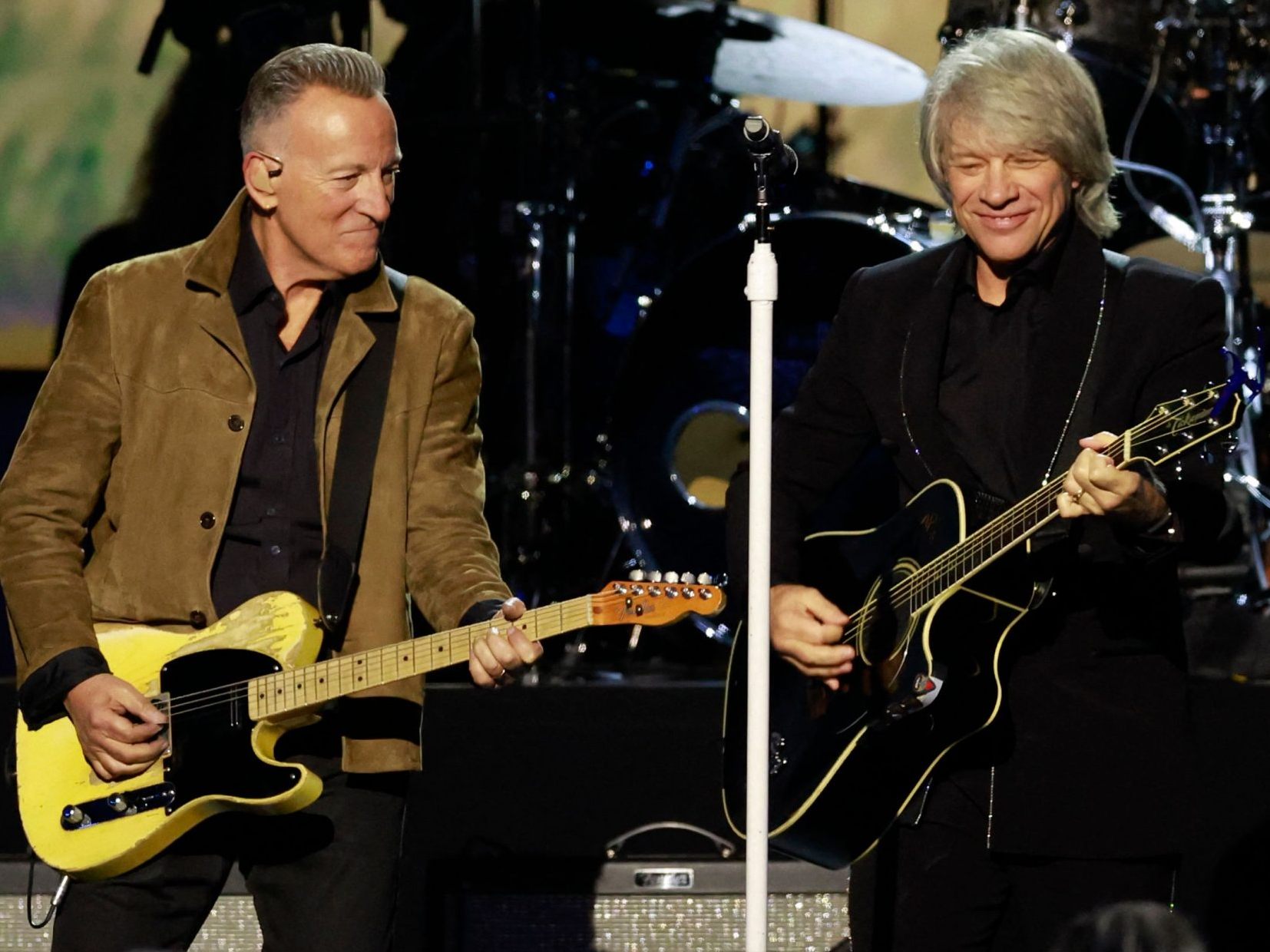 Bruce Springsteen und Jon Bon Jovi.