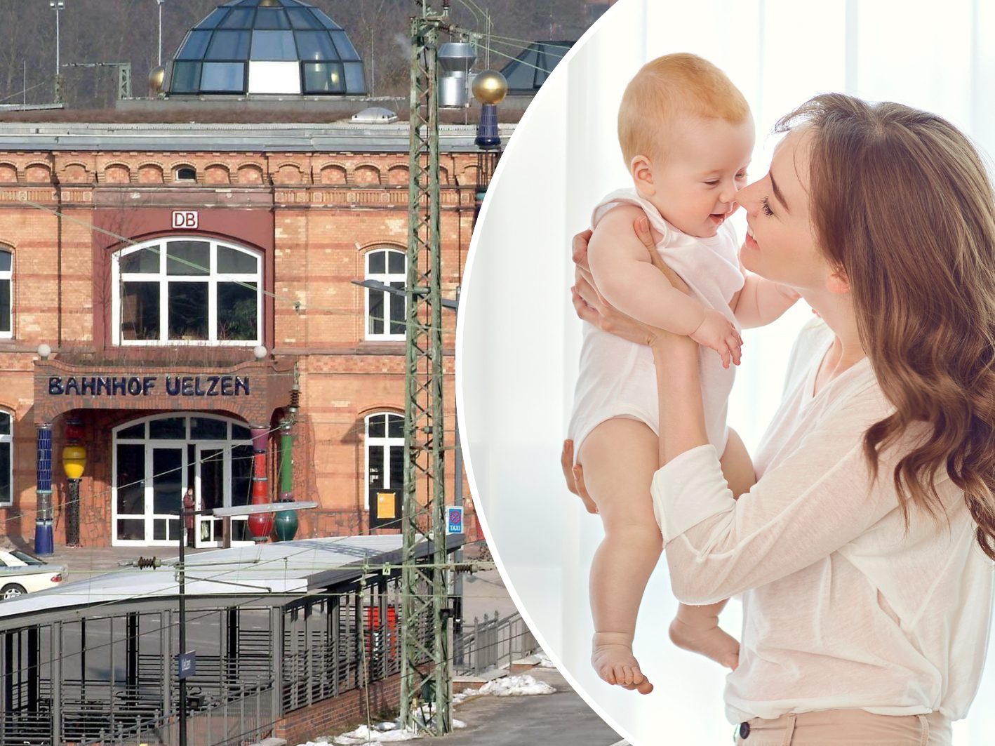 Baby versehentlich allein im Zug – Polizei und Fahrgäste helfen