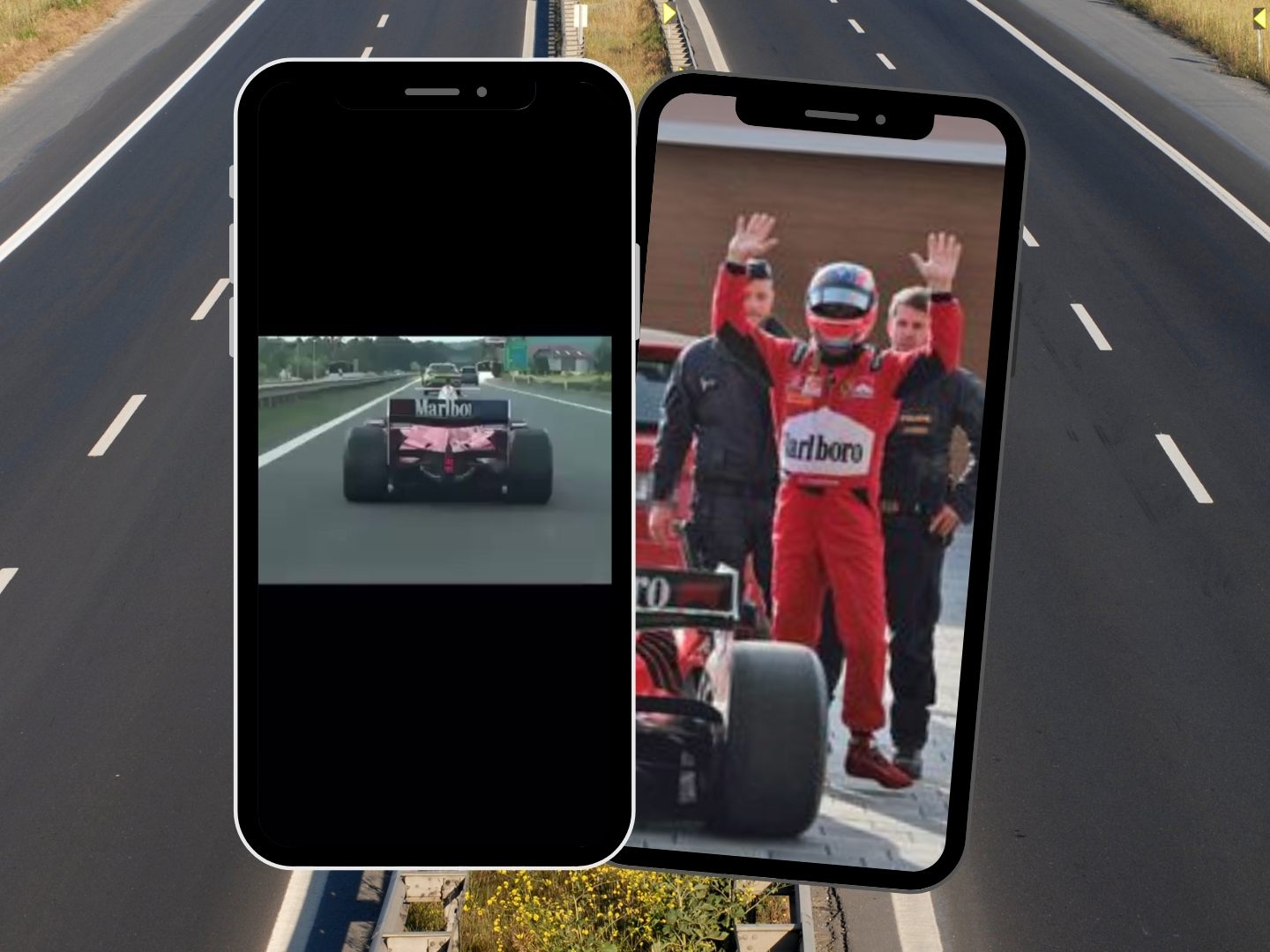 Der nicht zugelassene Formelwagen wurde mehrfach auf tschechischen Autobahnen gesichtet.