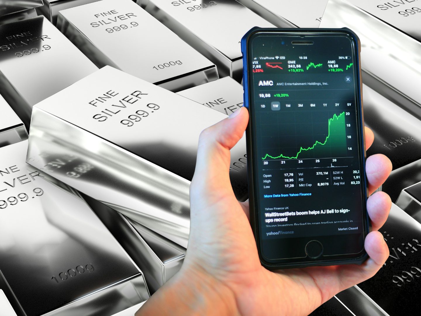 Silberpreis erreicht mit über 51 US-Dollar pro Unze ein neues Allzeithoch. Seit Jahresbeginn +70 %.