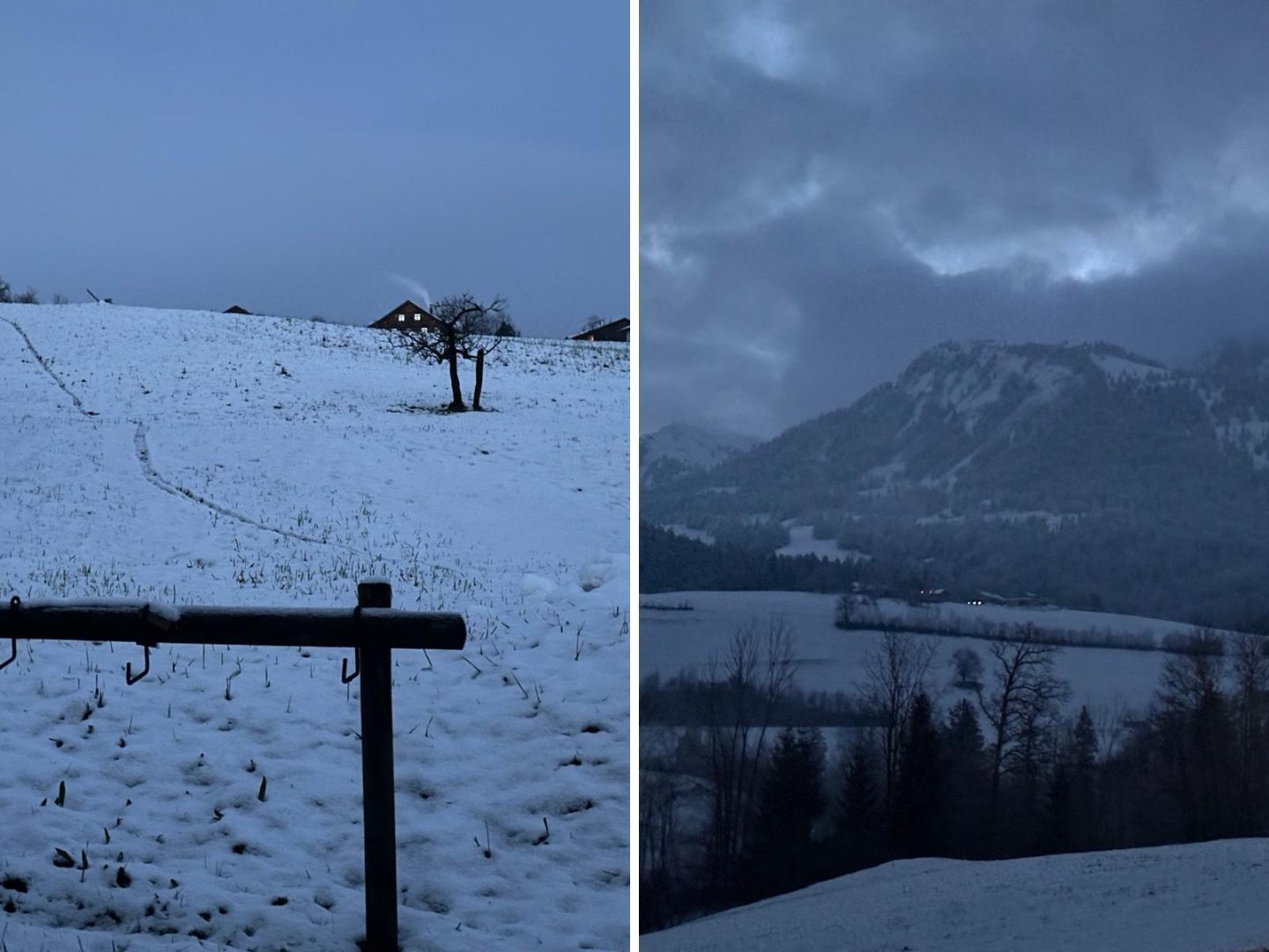 Es herrschen frostige Temperaturen.