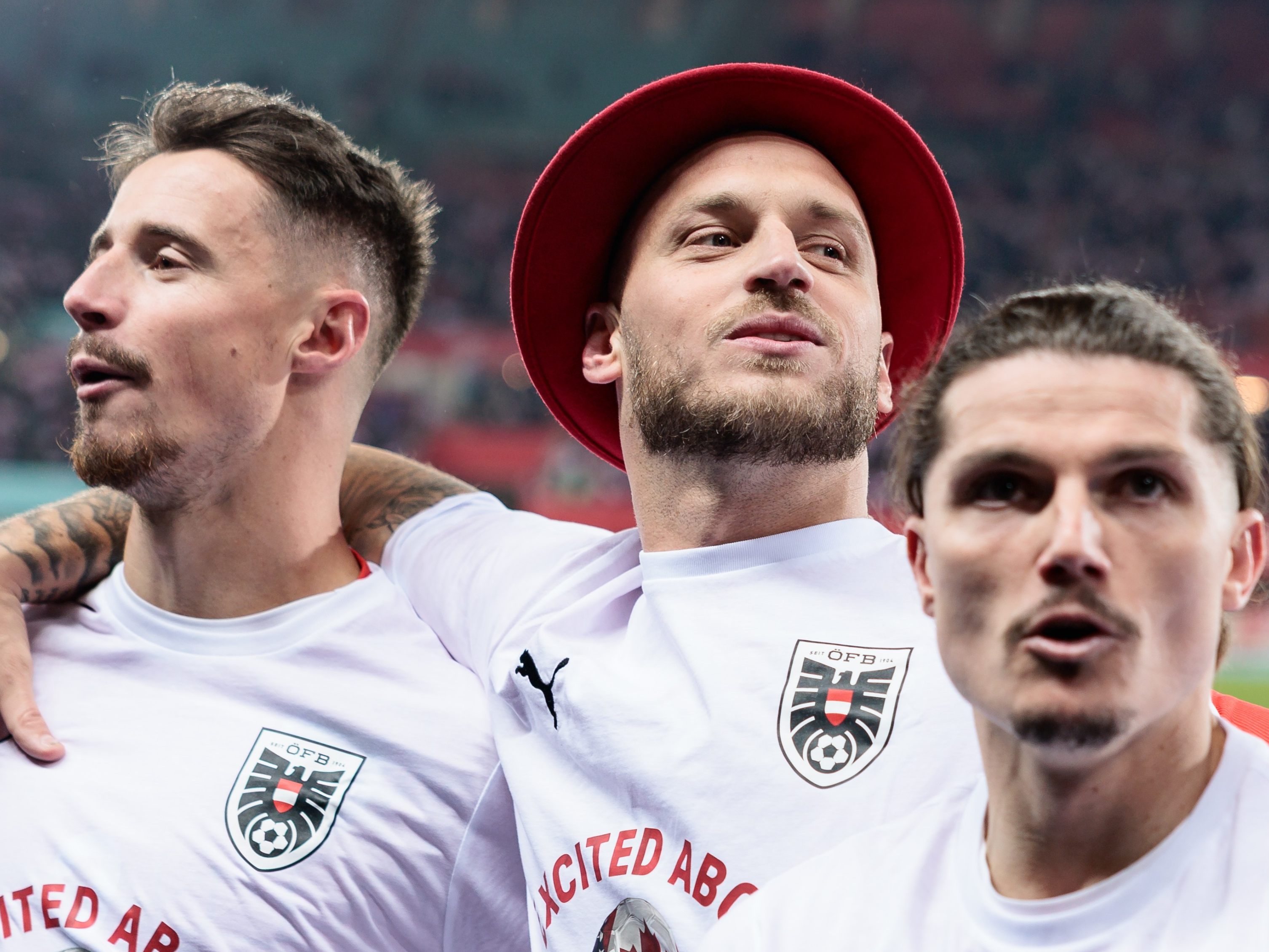 Jubel Arnautovic und Co. nach dem fixierten WM-Einzug