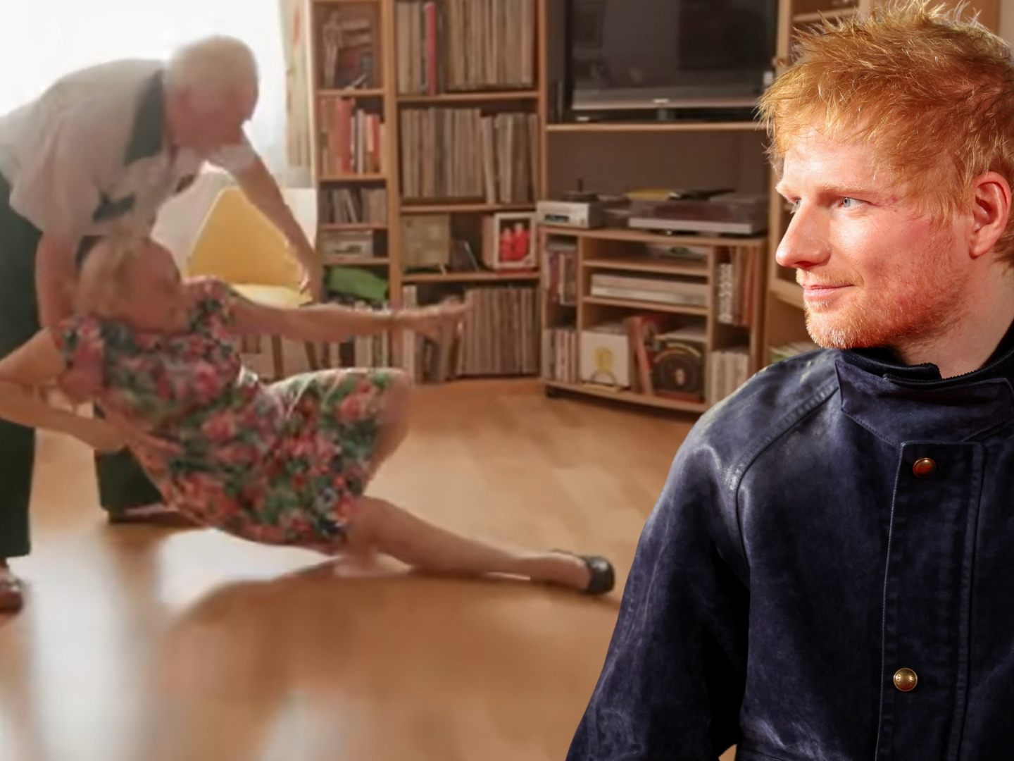Die Tanz-Szene mit Nellia und Dietmar aus dem Ed-Sheeran-Video.