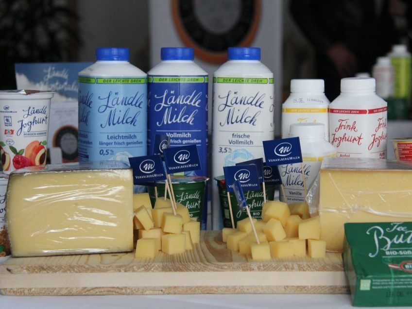 Ein sehr bekanntes Produkt von Ländle Milch verschwindet vollständig aus den Regalen.