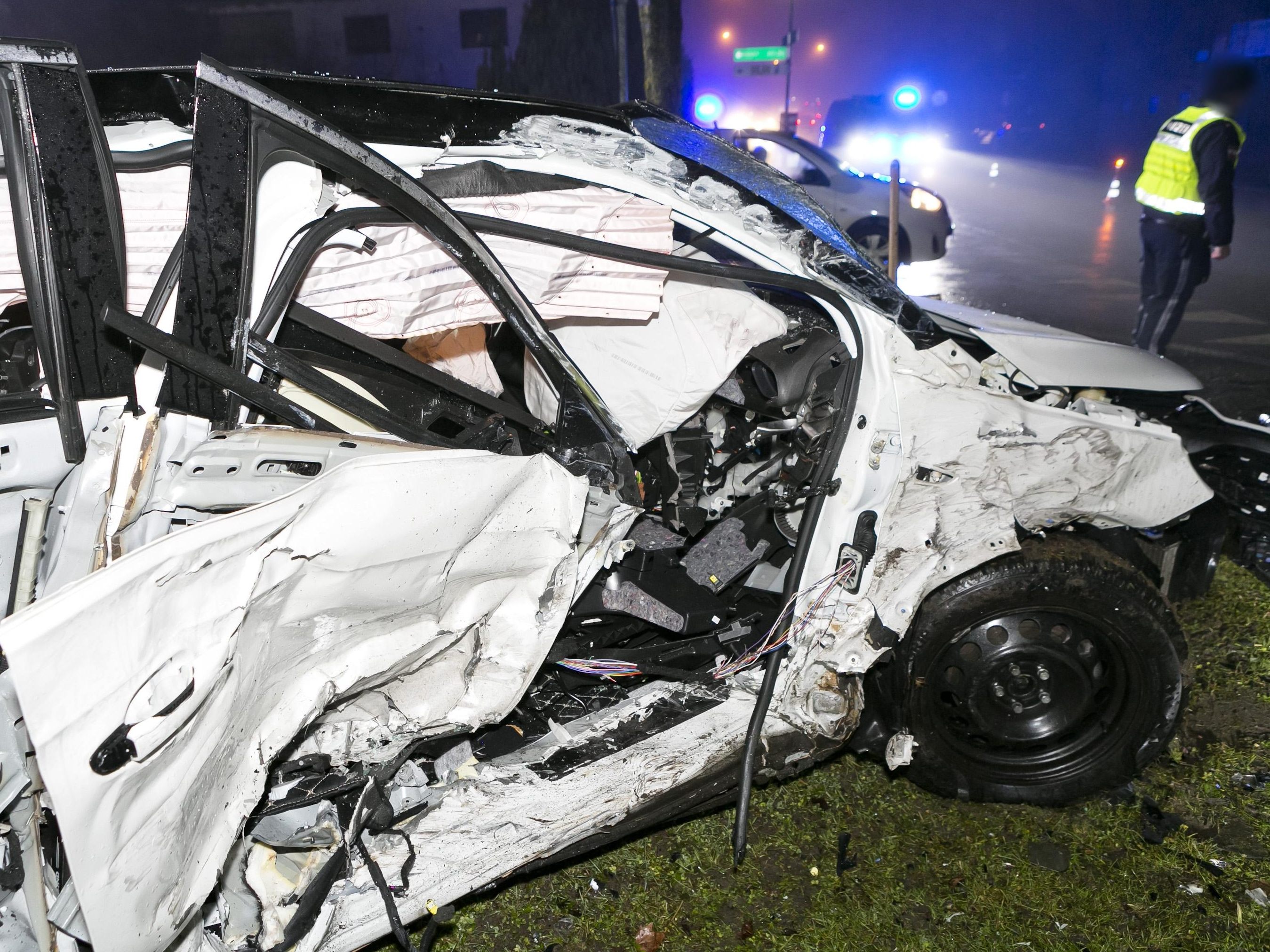 Unfall in Koblach: Zwei Verletzte auf der L190