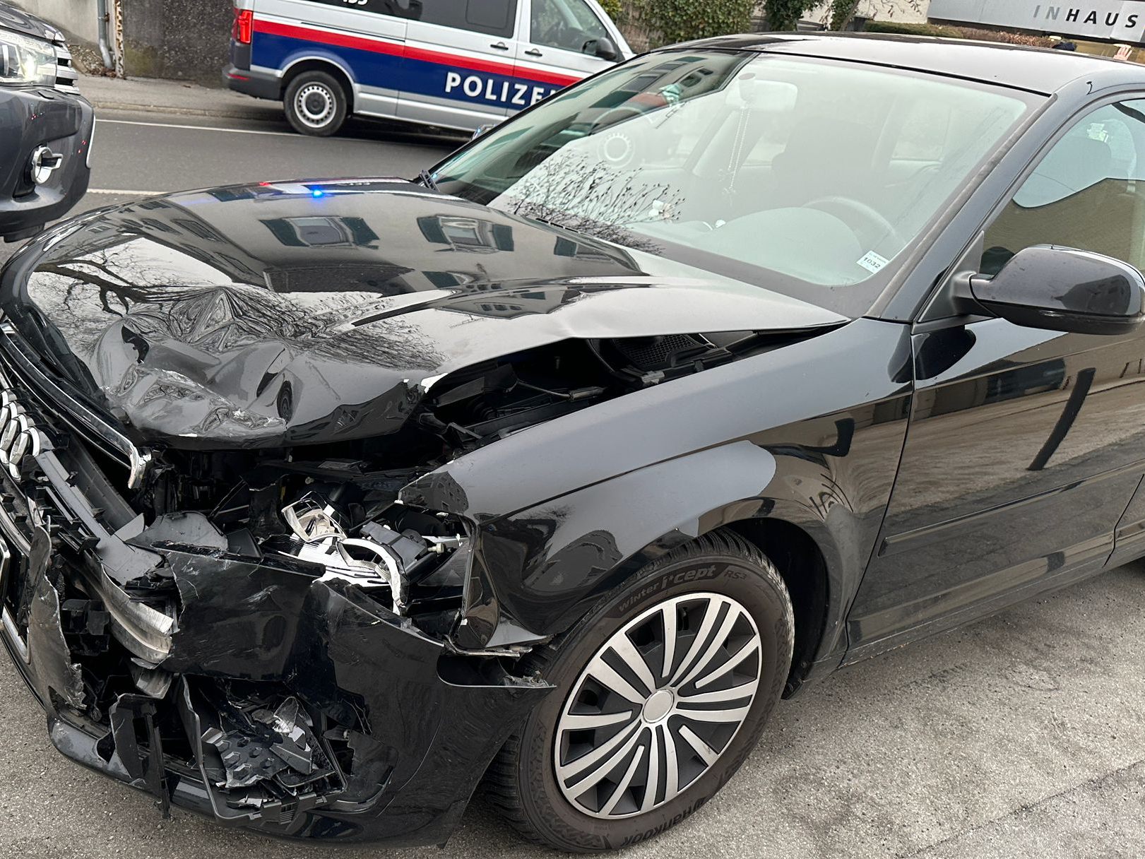 Verkehrsunfall in Bregenz.