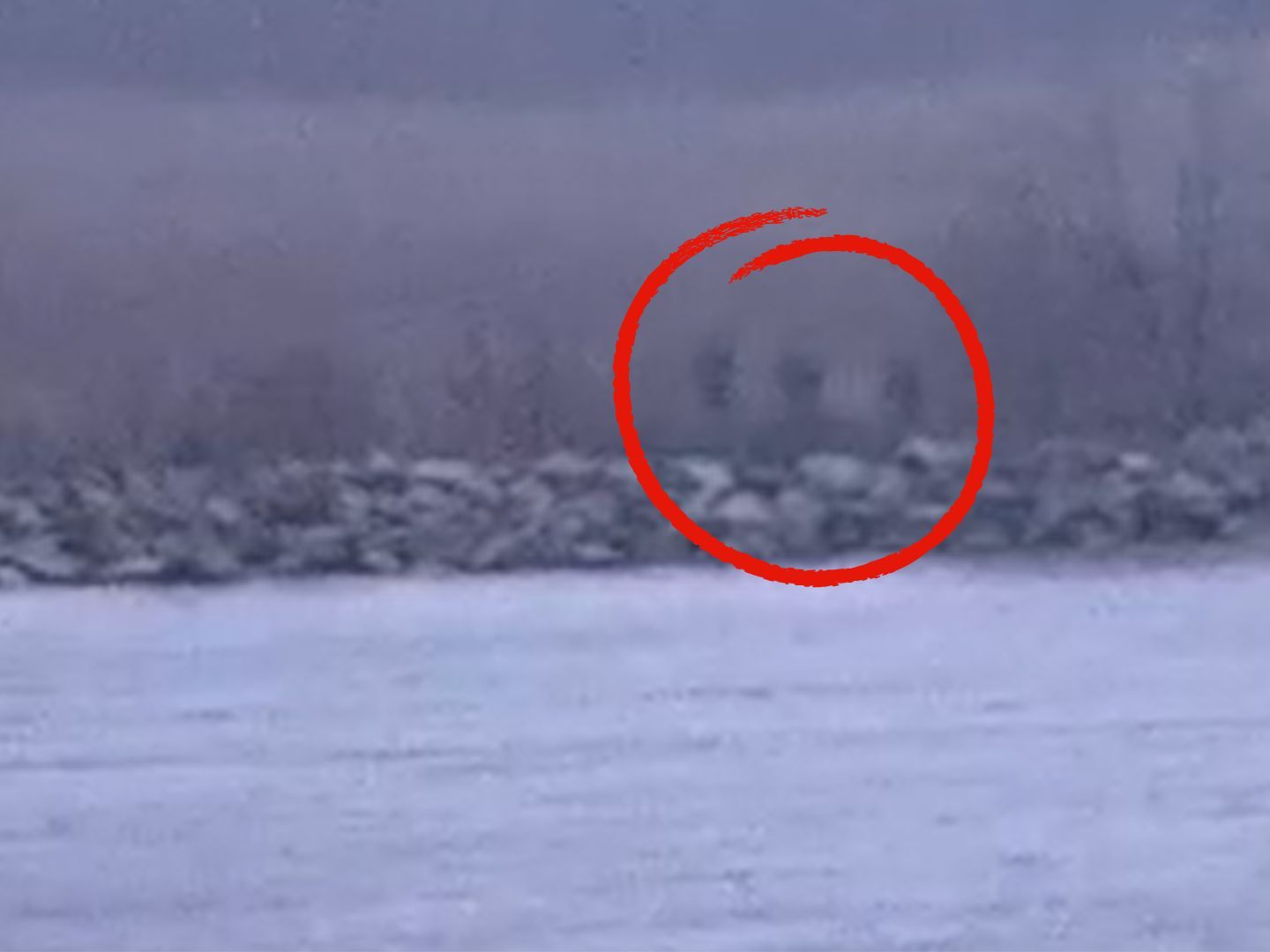 Das Ministerium in Tallinn veröffentlichte ein Video, das von einem Überwachungssystem festgehalten wurde und den Vorfall am Mittwoch in der Früh belegen soll.