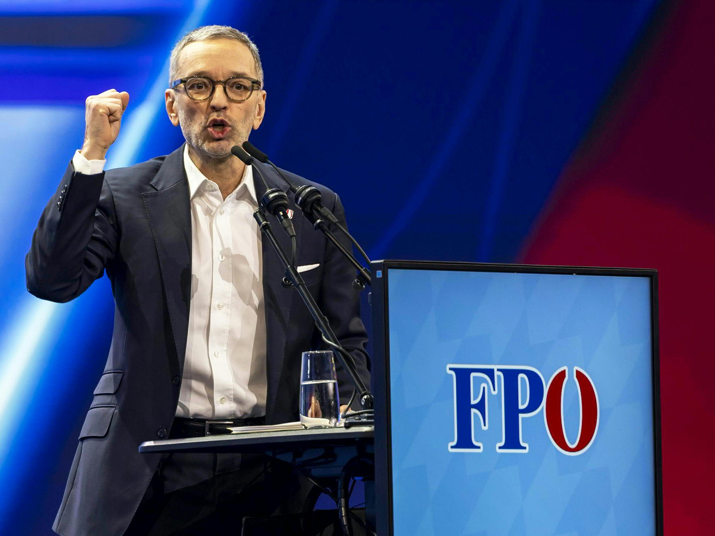 Herbert Kickl beim FPÖ-Neujahrstreffen in Klagenfurt.