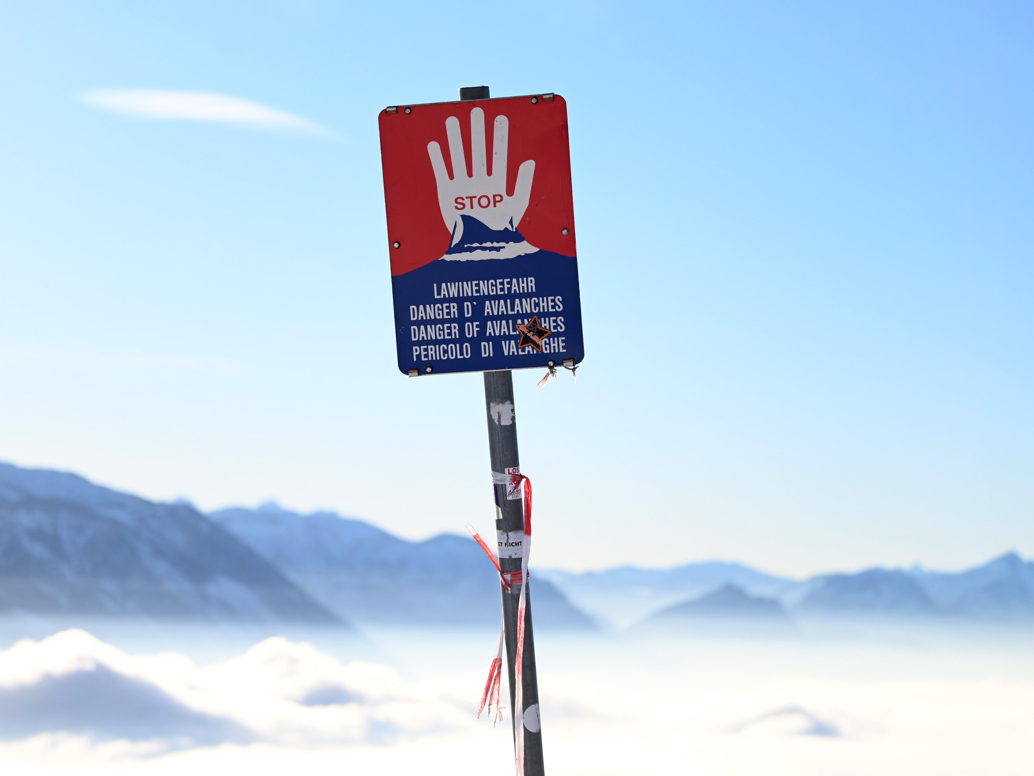Schneebretter gehen ab: Glück im Unglück für Alpinisten.