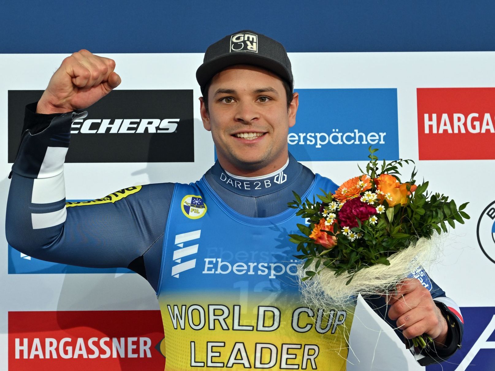 Jonas Müller holte in Oberhof seinen dritten EM-Titel in Folge im Rodel-Einsitzer.