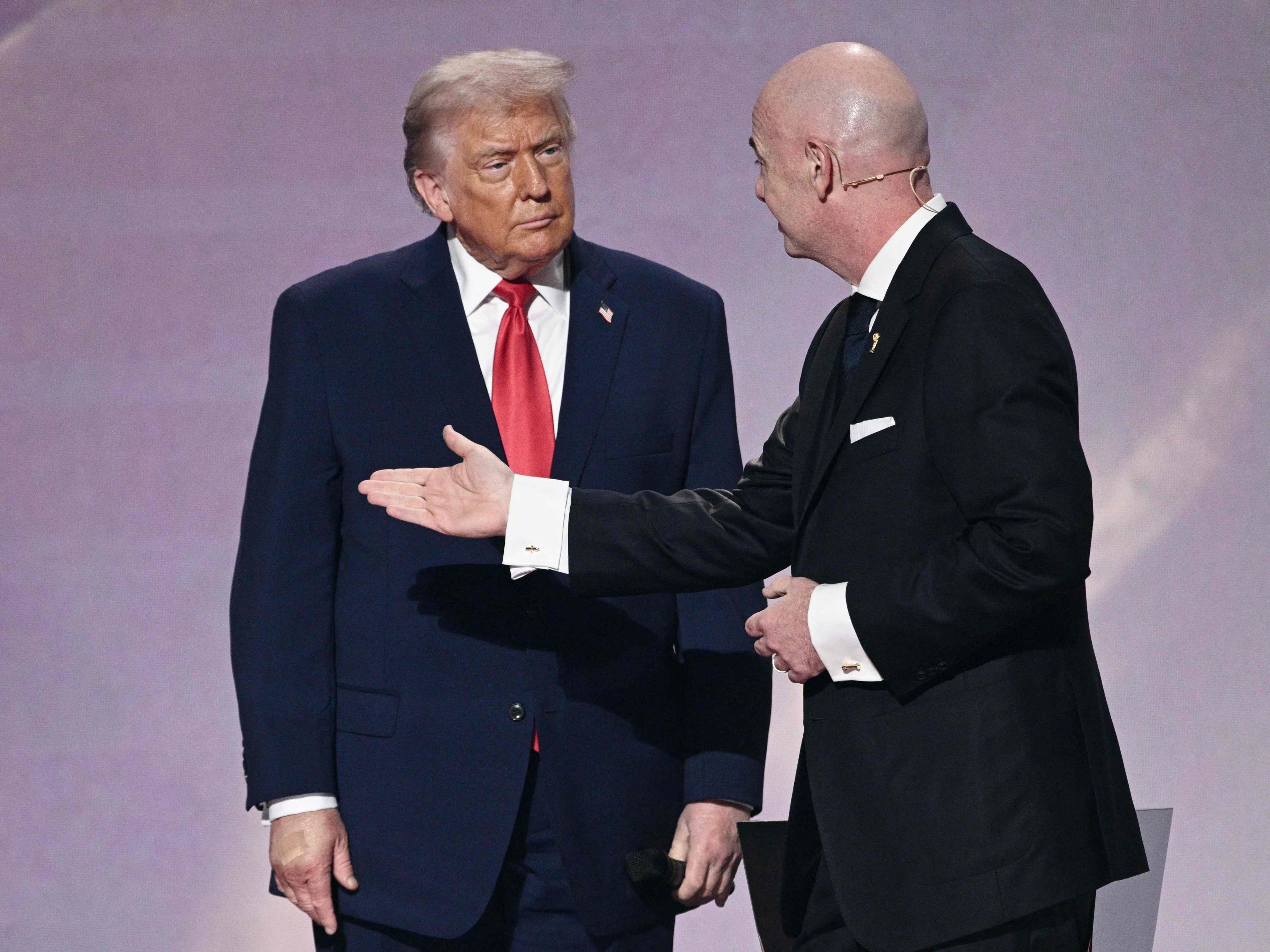 Trump und Infantino.