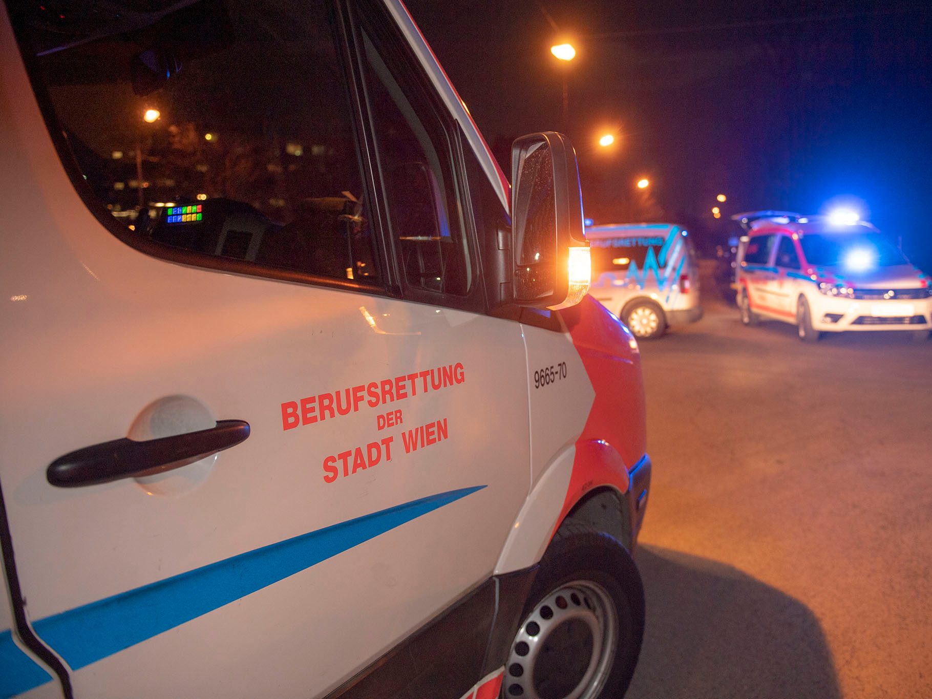 In der Silvesternacht kam es in Wien zu mehreren schweren Unfällen.