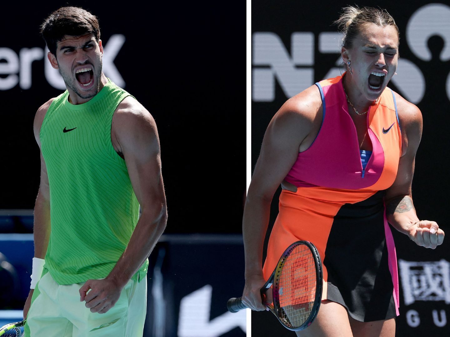 Alcaraz, Sabalenka und Zverev souverän ins Viertelfinale