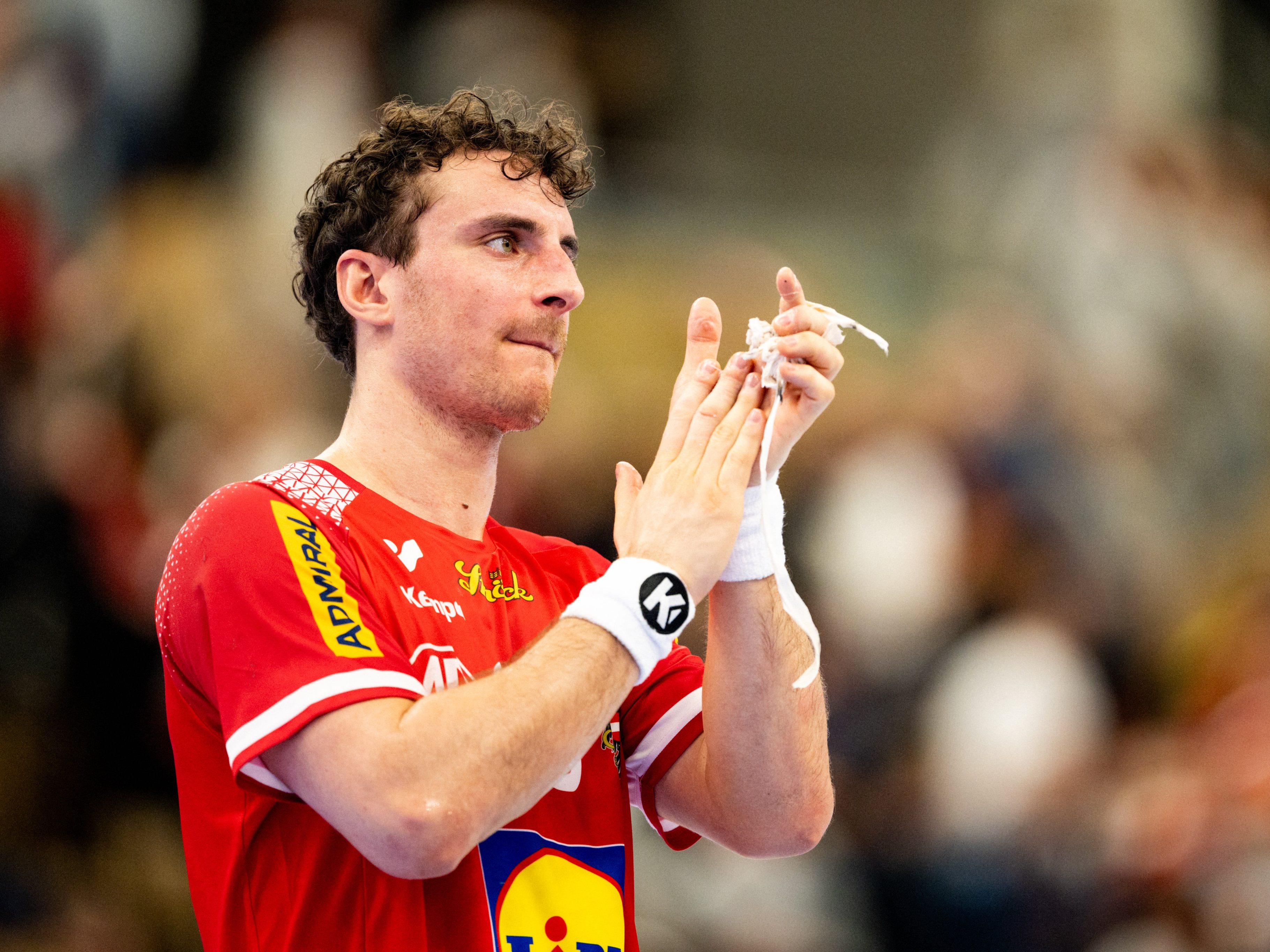 Lukas Herburger und seine Mitspieler verloren gegen Spanien.