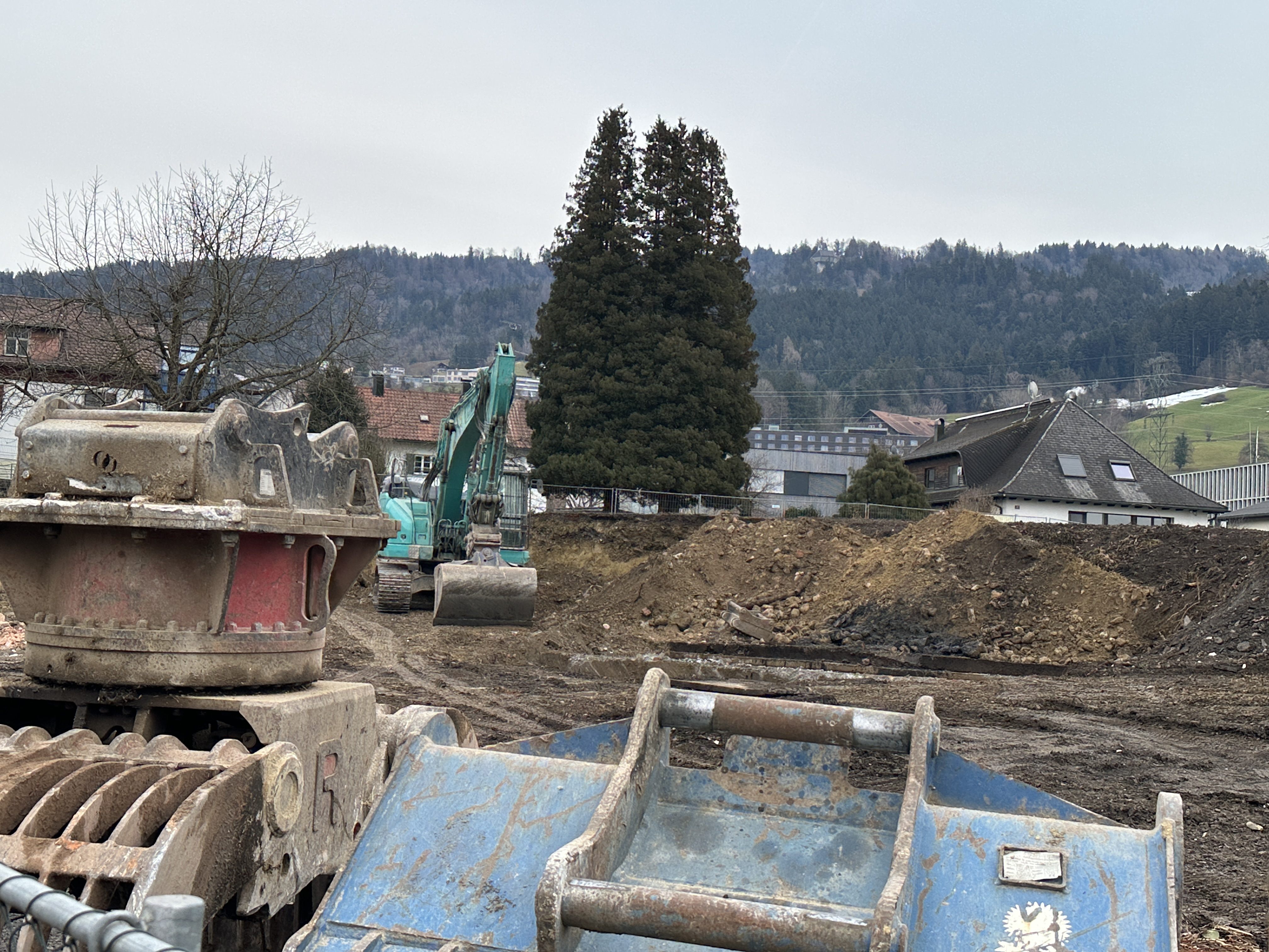 Wohnbau-Baustellen werden im Lochau immer mehr.