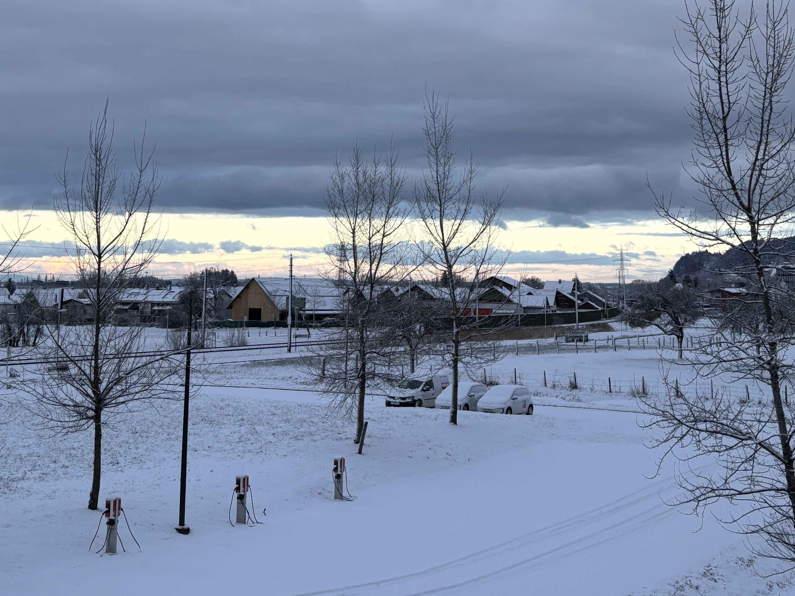 Vorarlberg präsentiert sich wieder winterlich.