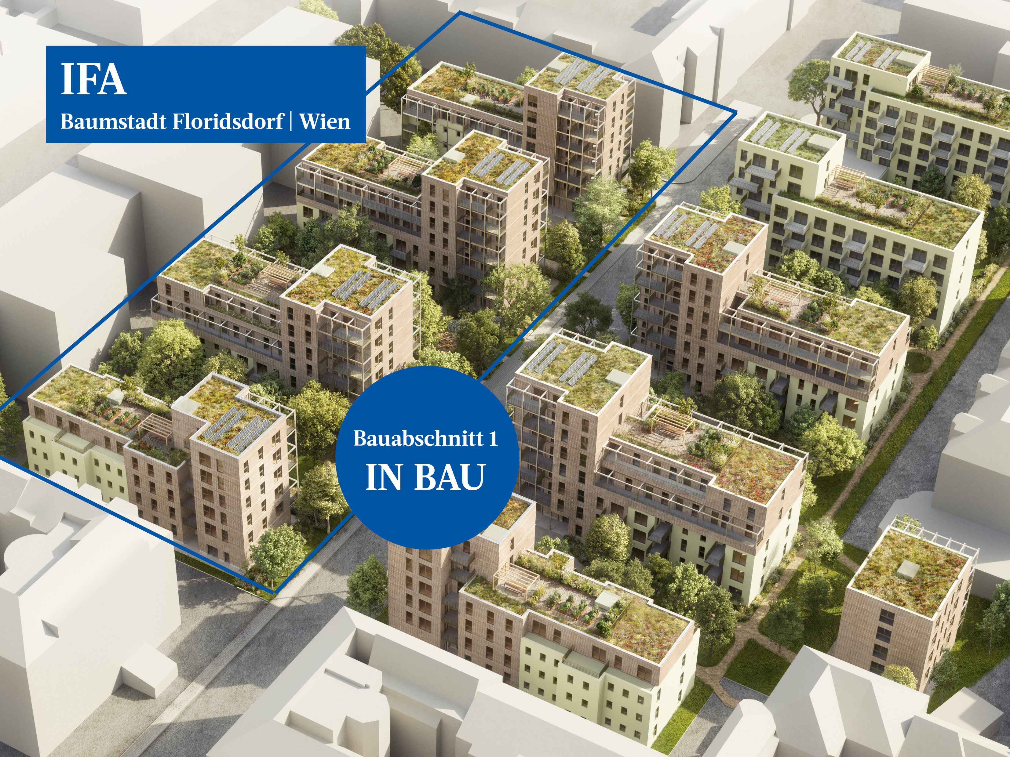 Der Baustart für die ersten vier Gebäude der ist termingerecht erfolgt.