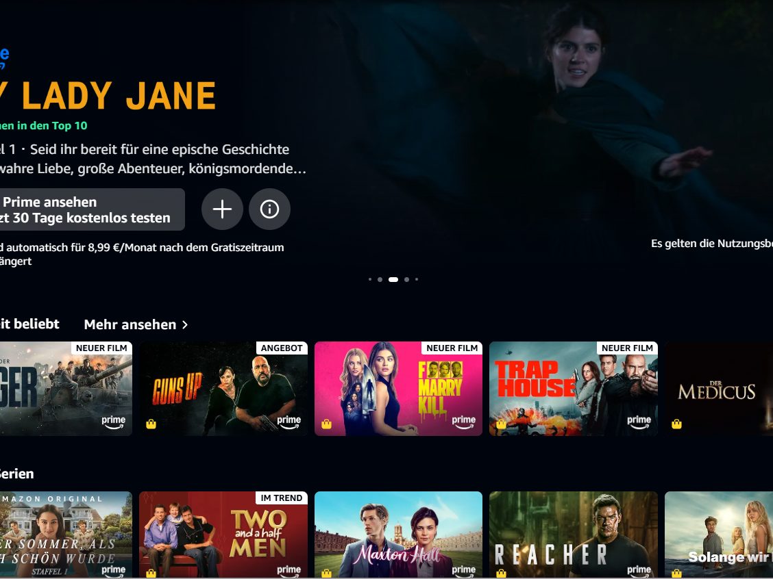 Abschied bei Prime: Diese Inhalte verschwinden im Februar.
