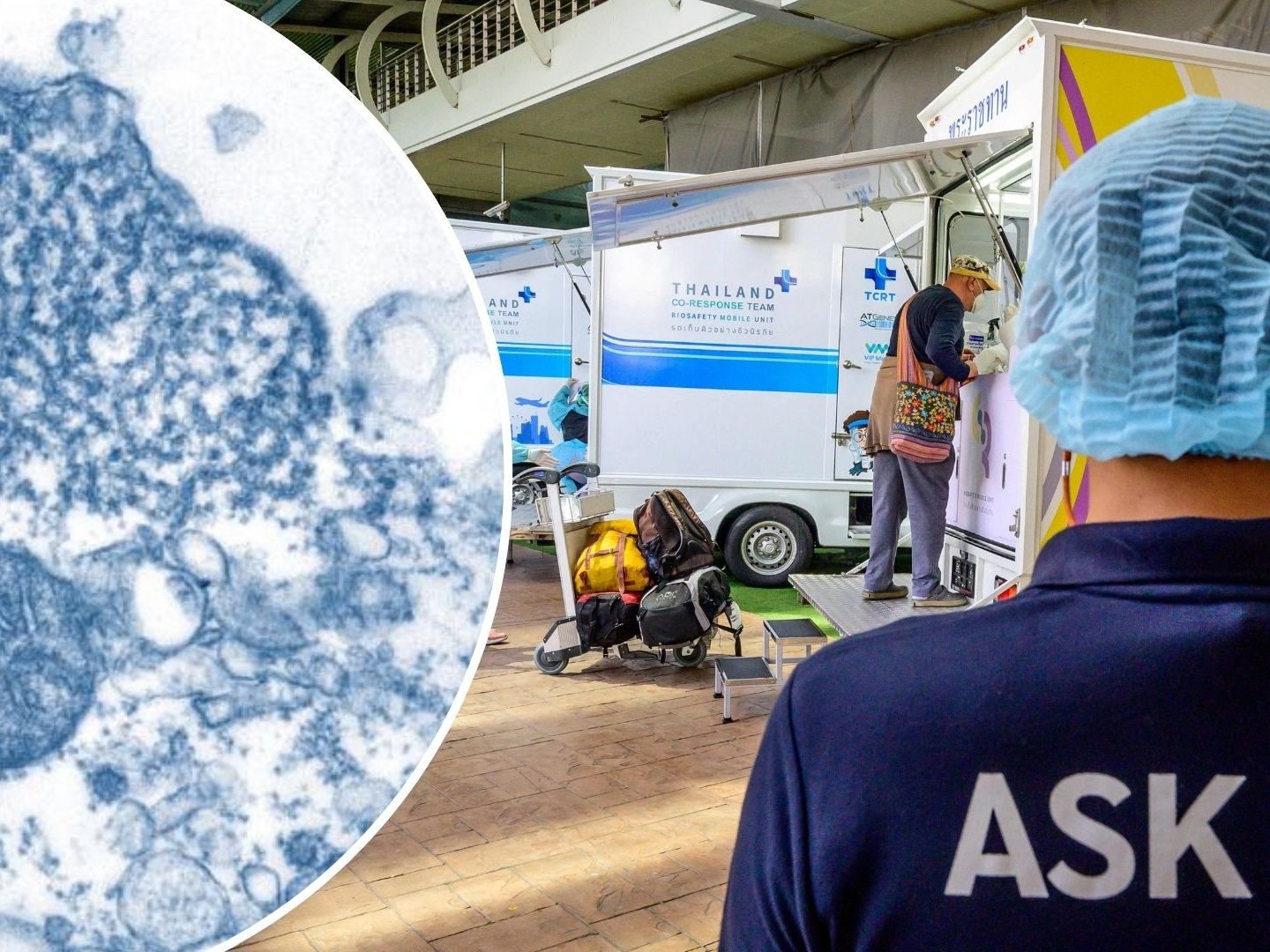 Wegen Nipah-Virus: Asien verschärft Kontrollen an Flughäfen (Archivbild aus der Corona-Pandemie)