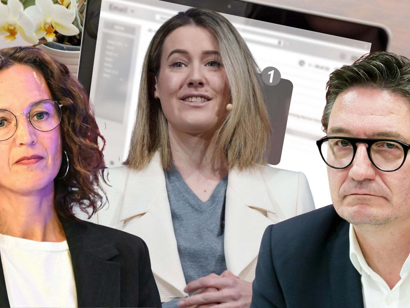 Eva Hammerer (Grüne), Claudia Gamon (NEOS) und Reinhold Einwallner (SPÖ) fordern ein rechtskonformes transparentes digitales Archivsystem.