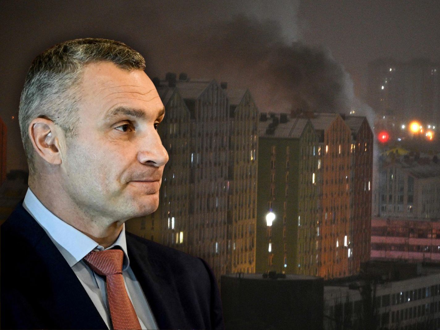 Rauchsäulen nach russischen Drohnenangriffen auf Kiew