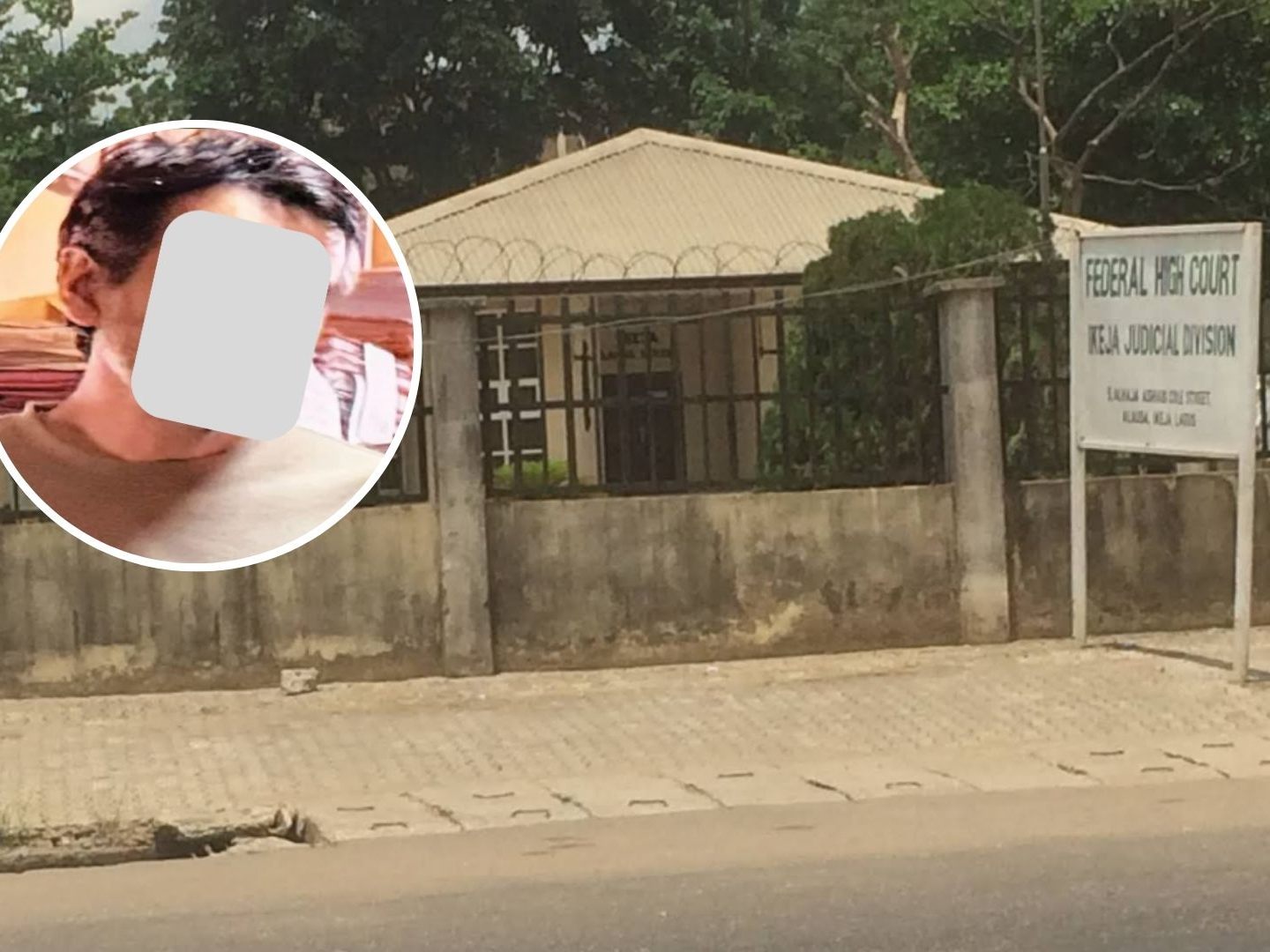 Symbolbild: Vor dem Federal High Court in Lagos wird über eine Anklage gegen einen österreichischen Staatsbürger verhandelt. Die Person ist auf dem Bild unkenntlich gemacht.